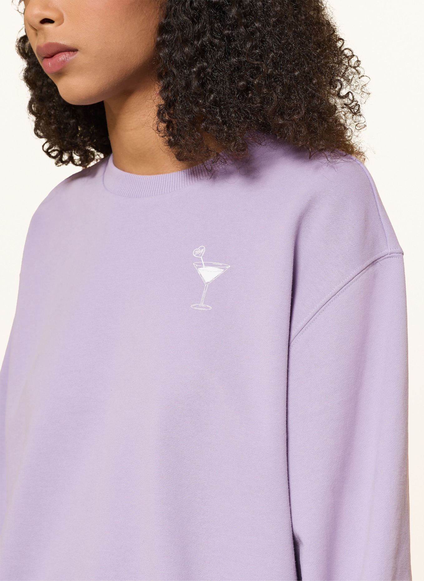 HUGO Mikina CLASSIC: SVĚTLE FIALOVÁ