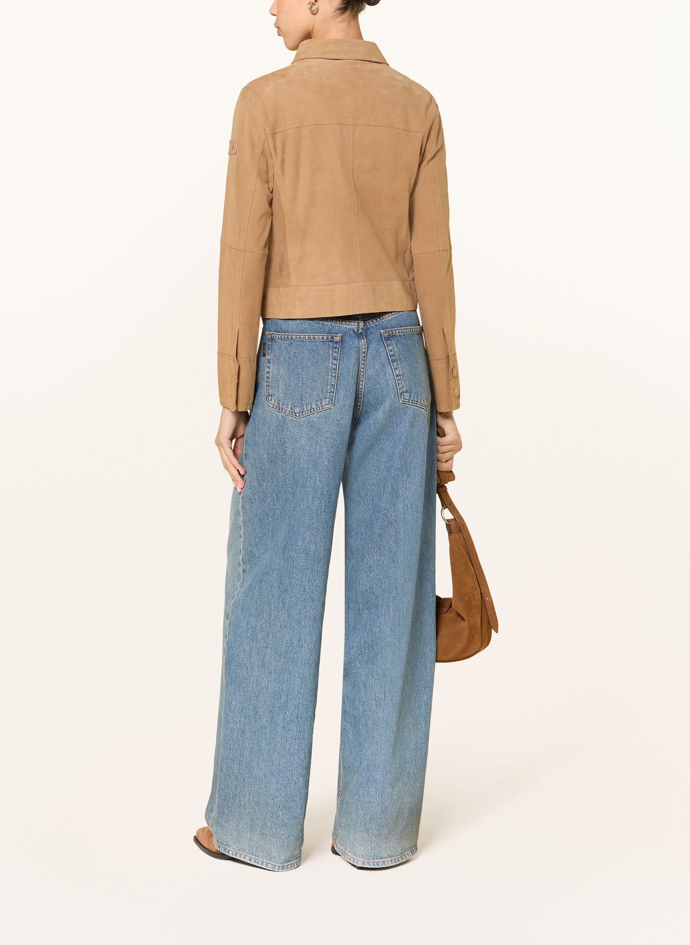 PEUTEREY Lederjacke ERA: CAMEL