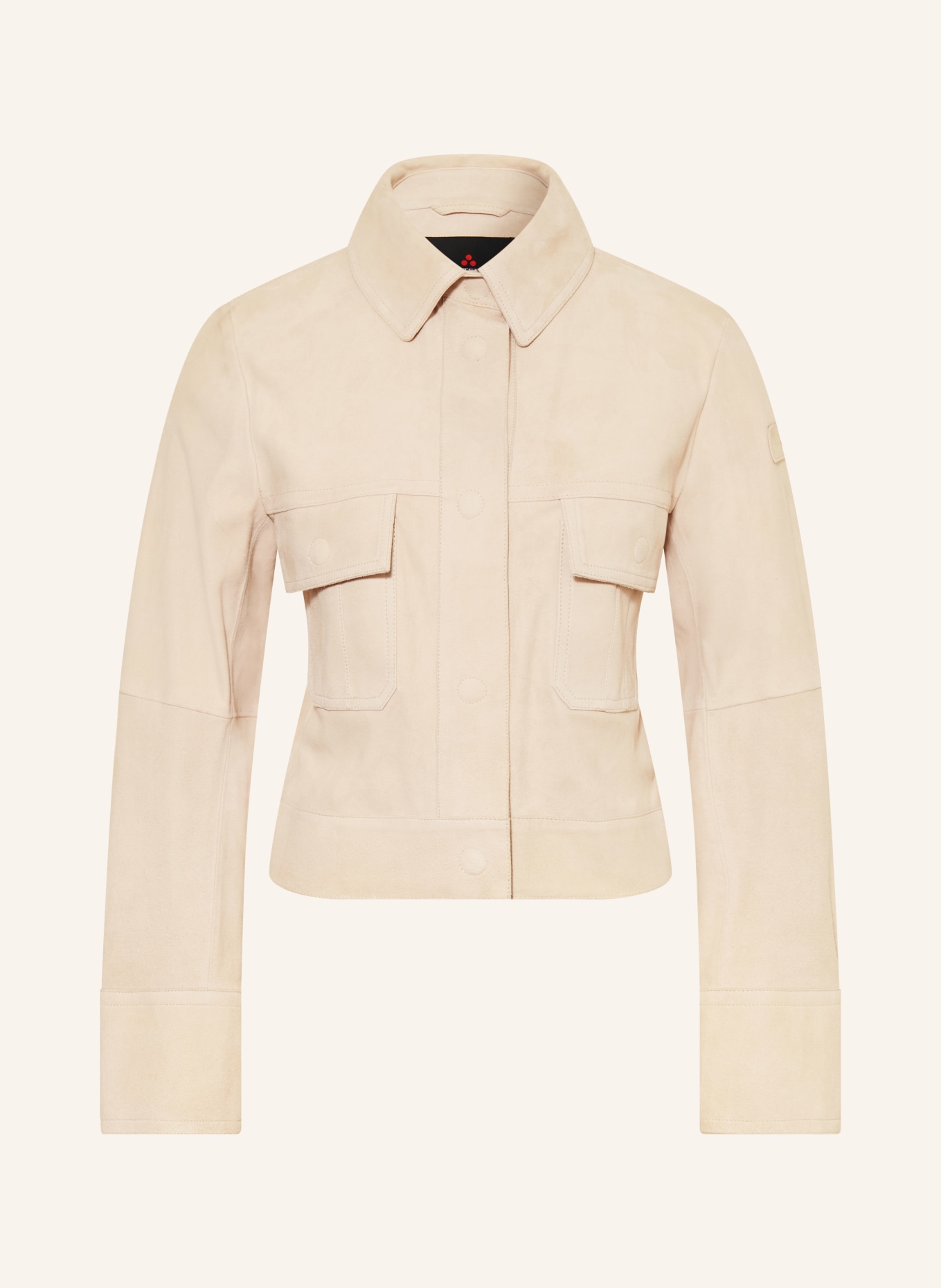 PEUTEREY Lederjacke ERA: ECRU