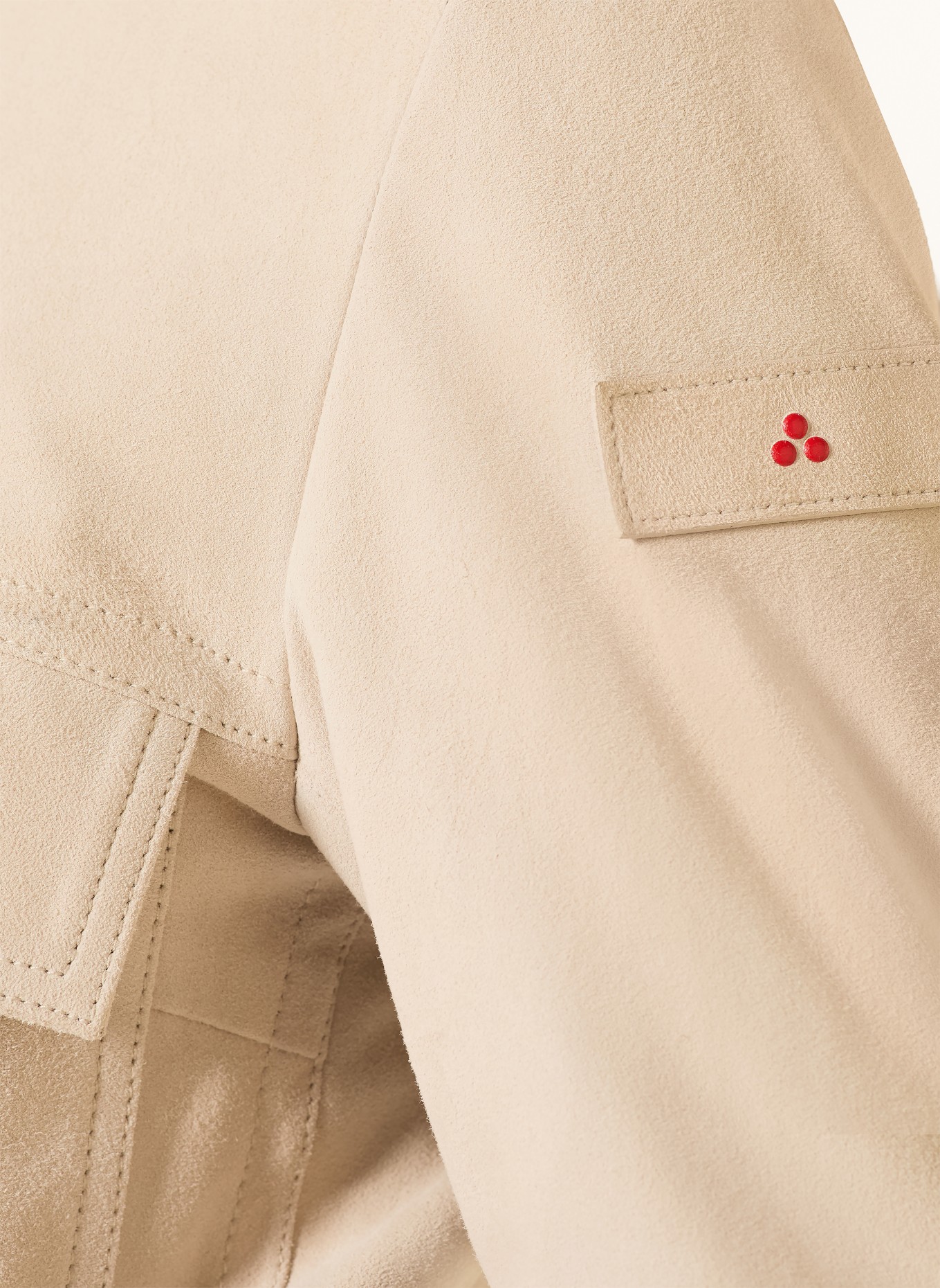 PEUTEREY Lederjacke ERA: ECRU