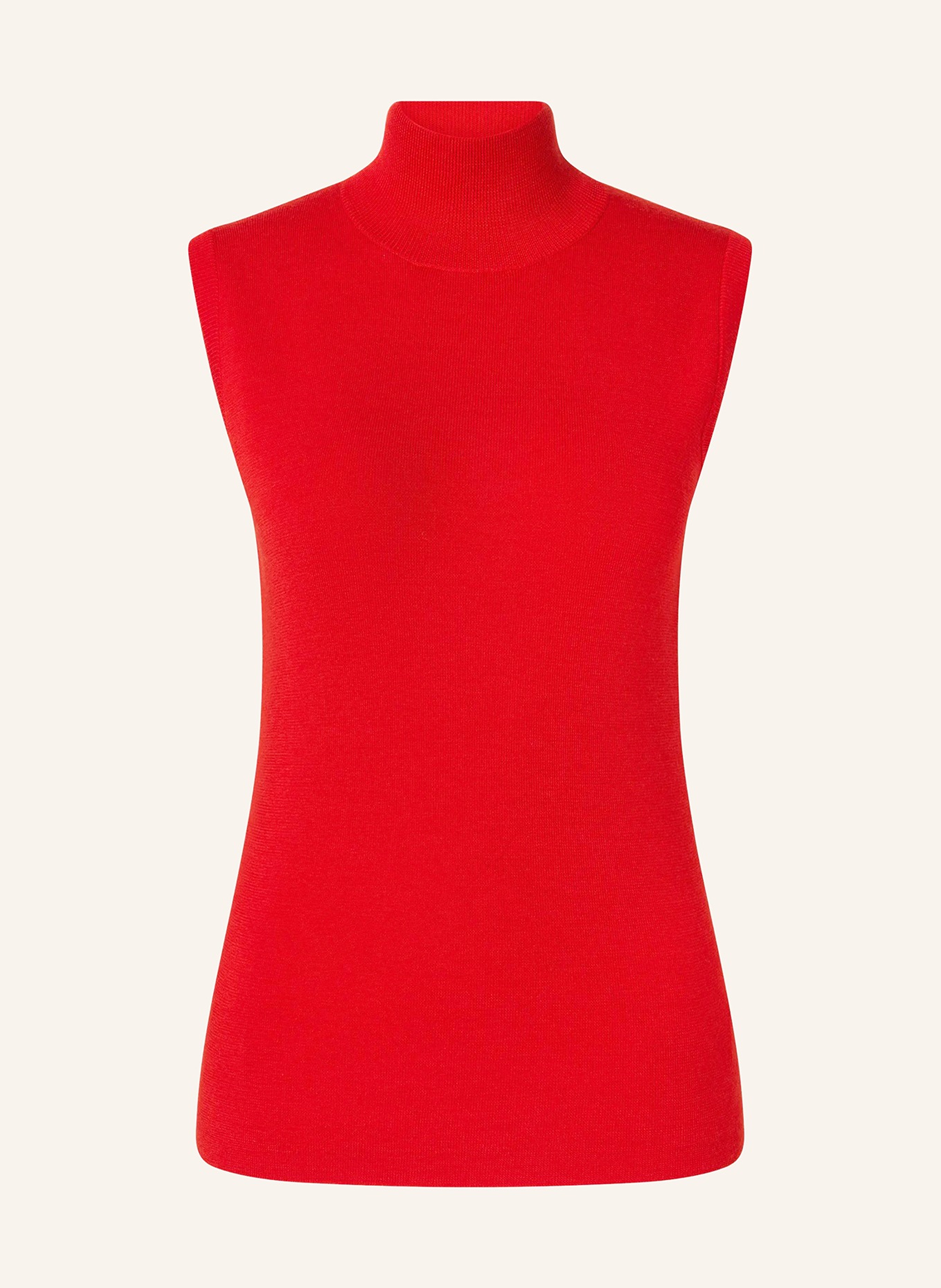 windsor. pletený top: ČERVENÁ