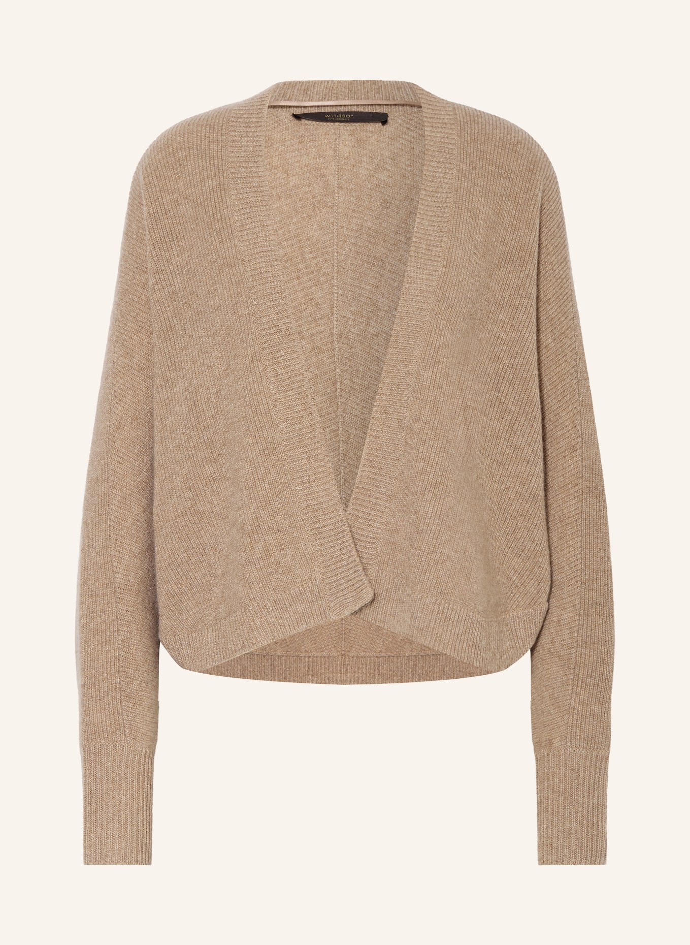 windsor. Knitted cashmere cover: BEIGE