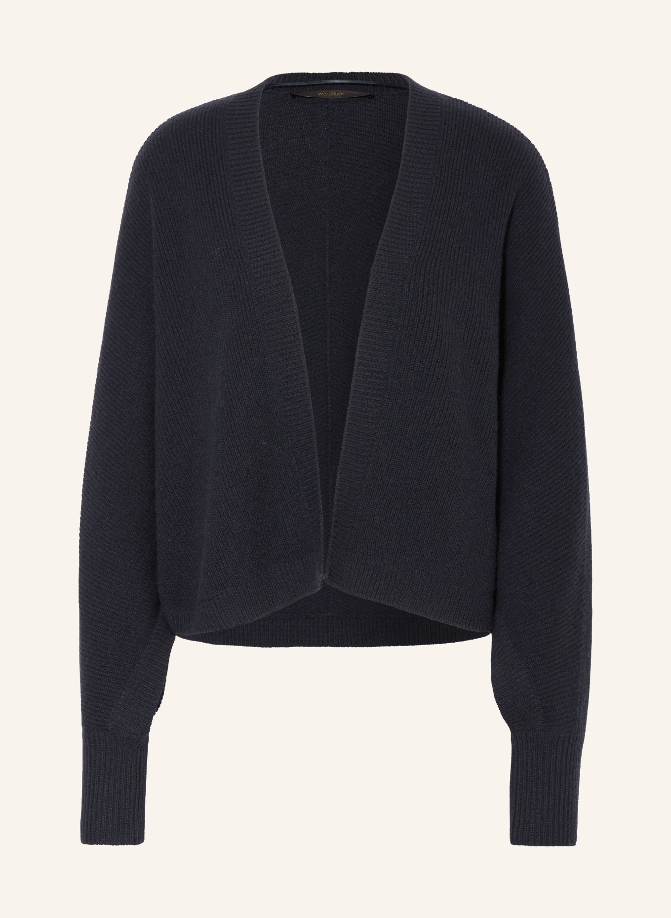 windsor. Knitted cashmere cover: DARK BLUE