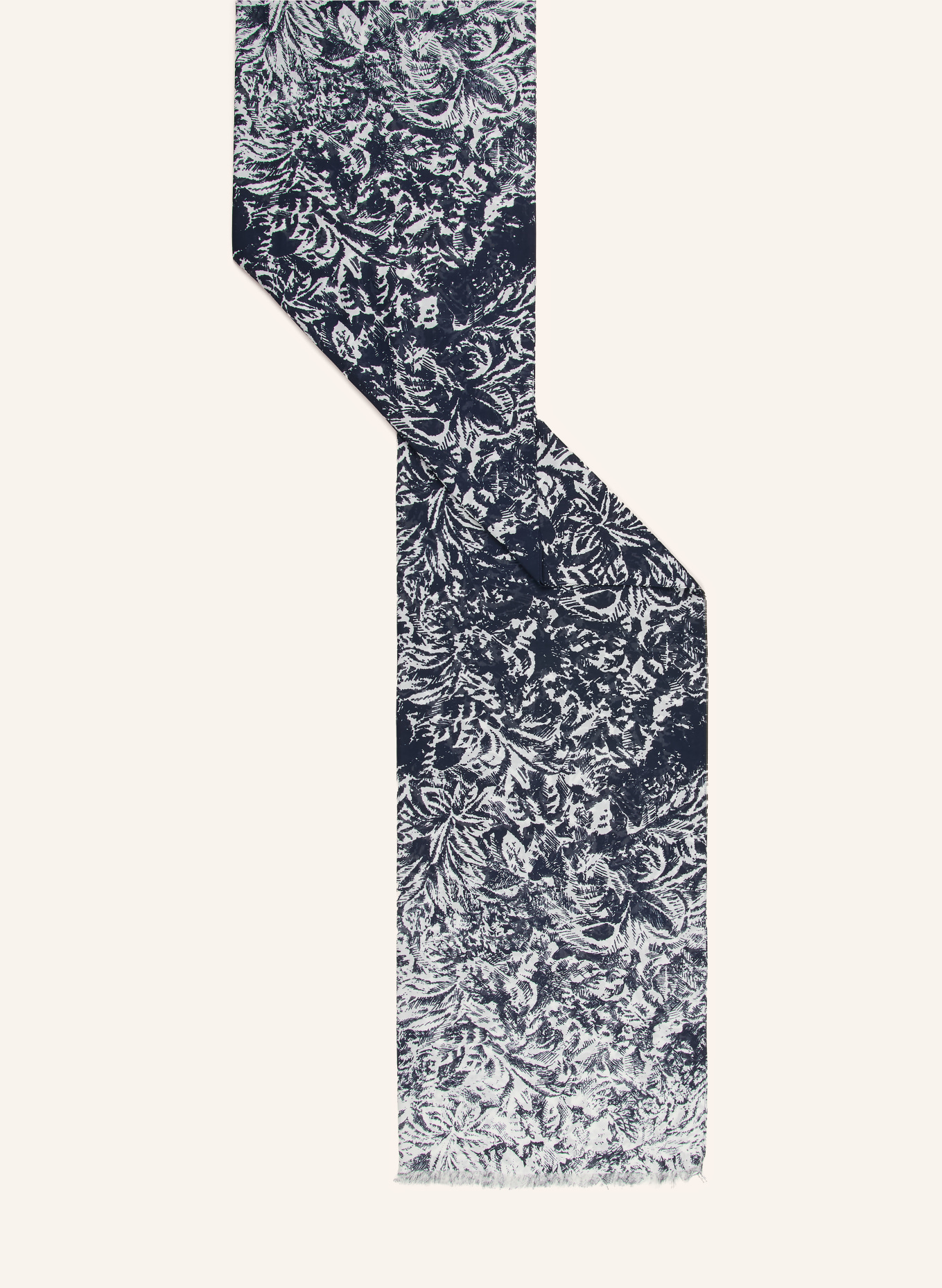 windsor. Schal: DUNKELBLAU / WEISS