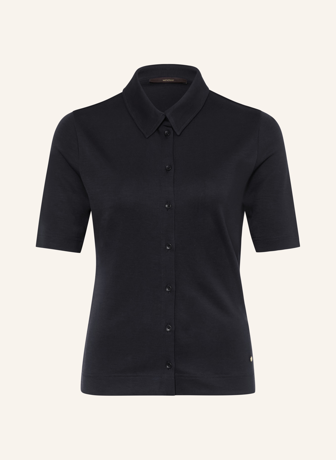 windsor. Jerseyové polo tričko: TMAVĚ MODRÁ