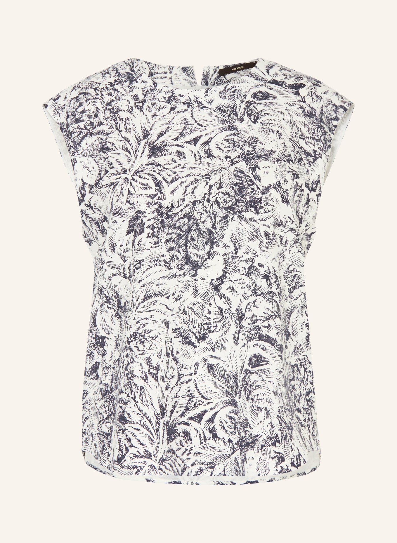 windsor. blouse top: DARK BLUE