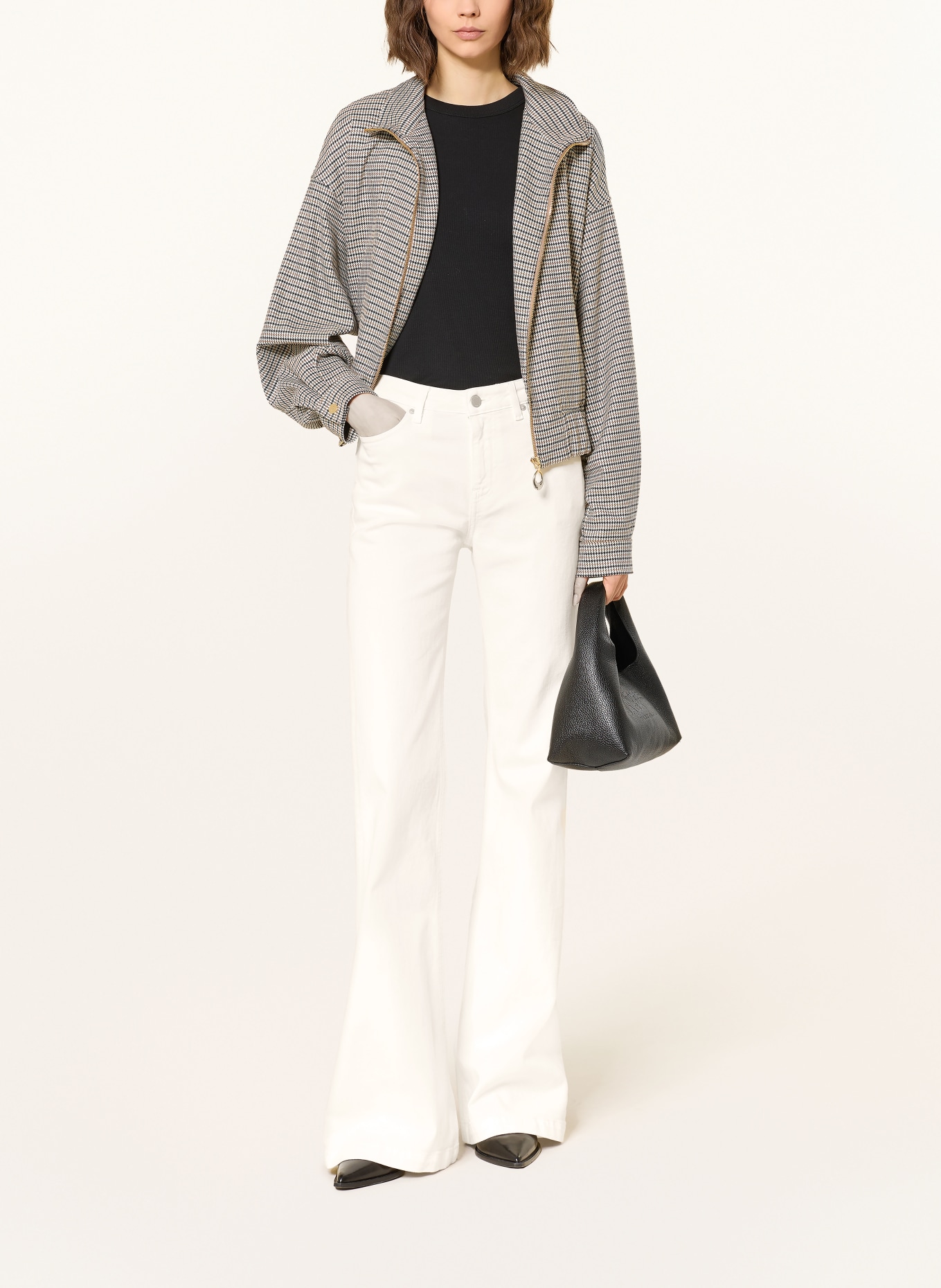 AG Jeans Zvonové džíny TROPEA: MARS MARSHMALLOW