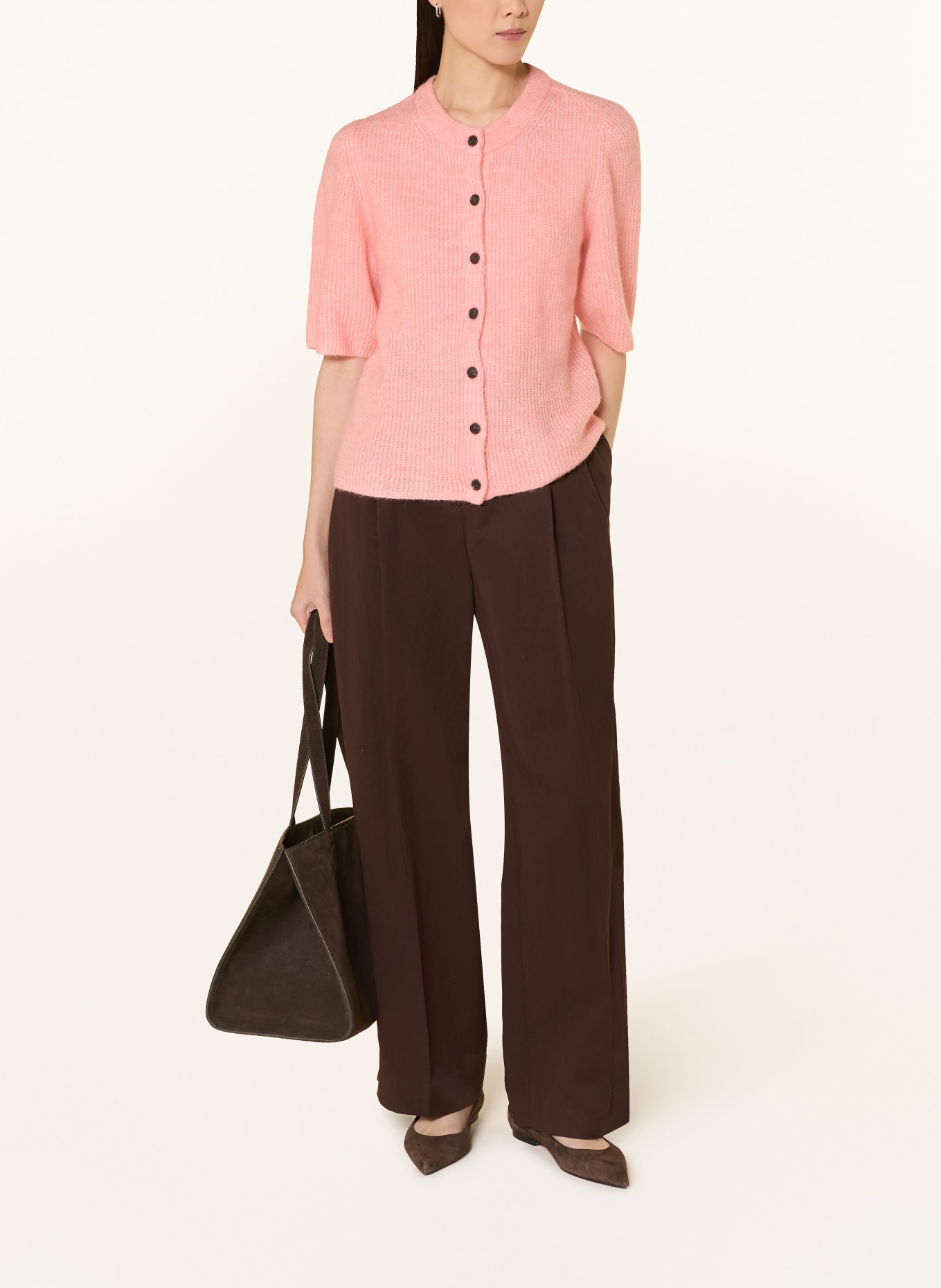 MSCH COPENHAGEN MSCHJINIE HOPE cardigan: SALMON