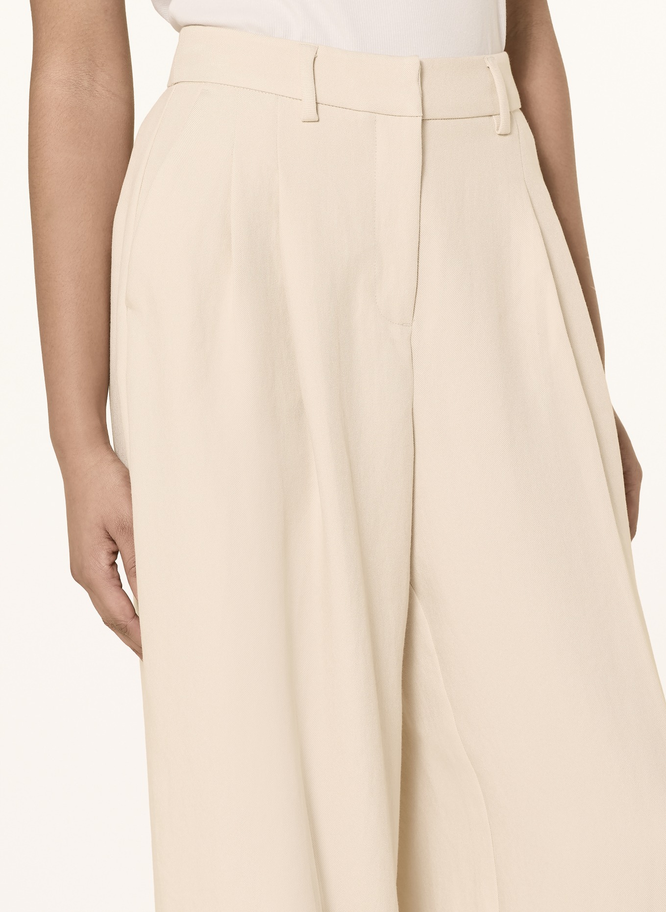 MSCH COPENHAGEN Marlene-broek MSCHESTERIANE: ECRU