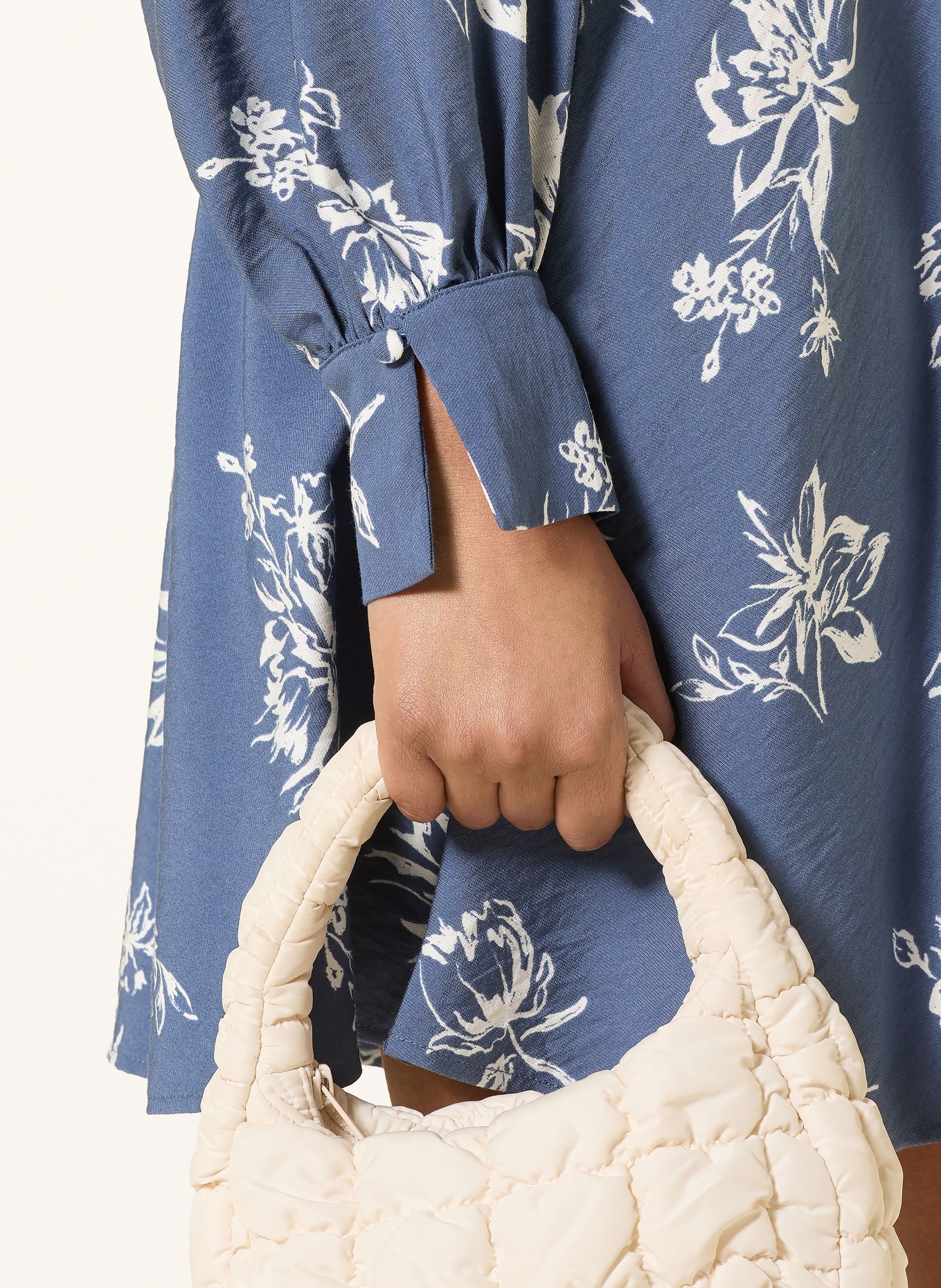 MSCH COPENHAGEN MSCHANDENA AMABELLA dress: BLUE / WHITE