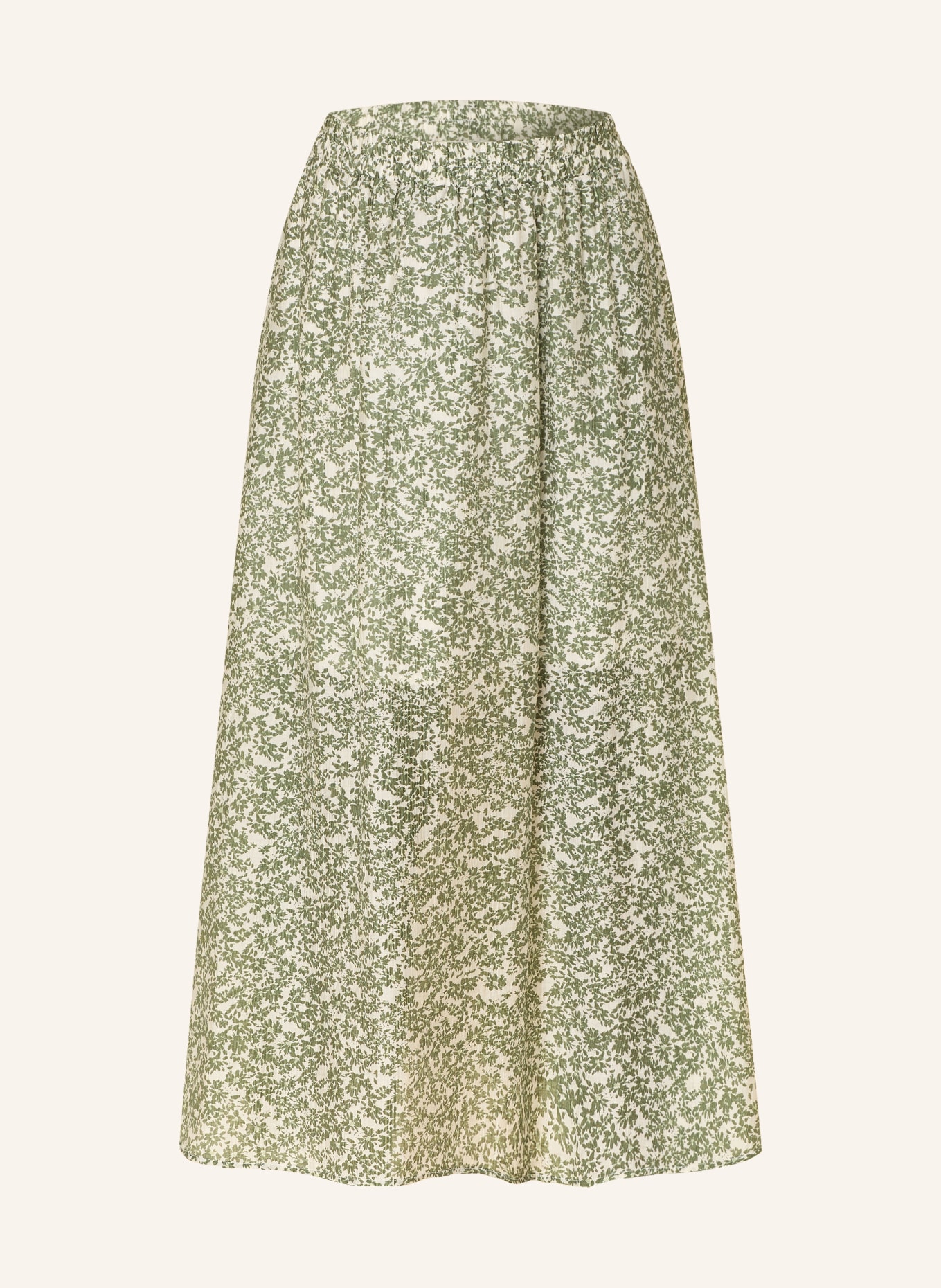 MSCH COPENHAGEN Skirt MSCHSERAPHINA: CREAM / GREEN
