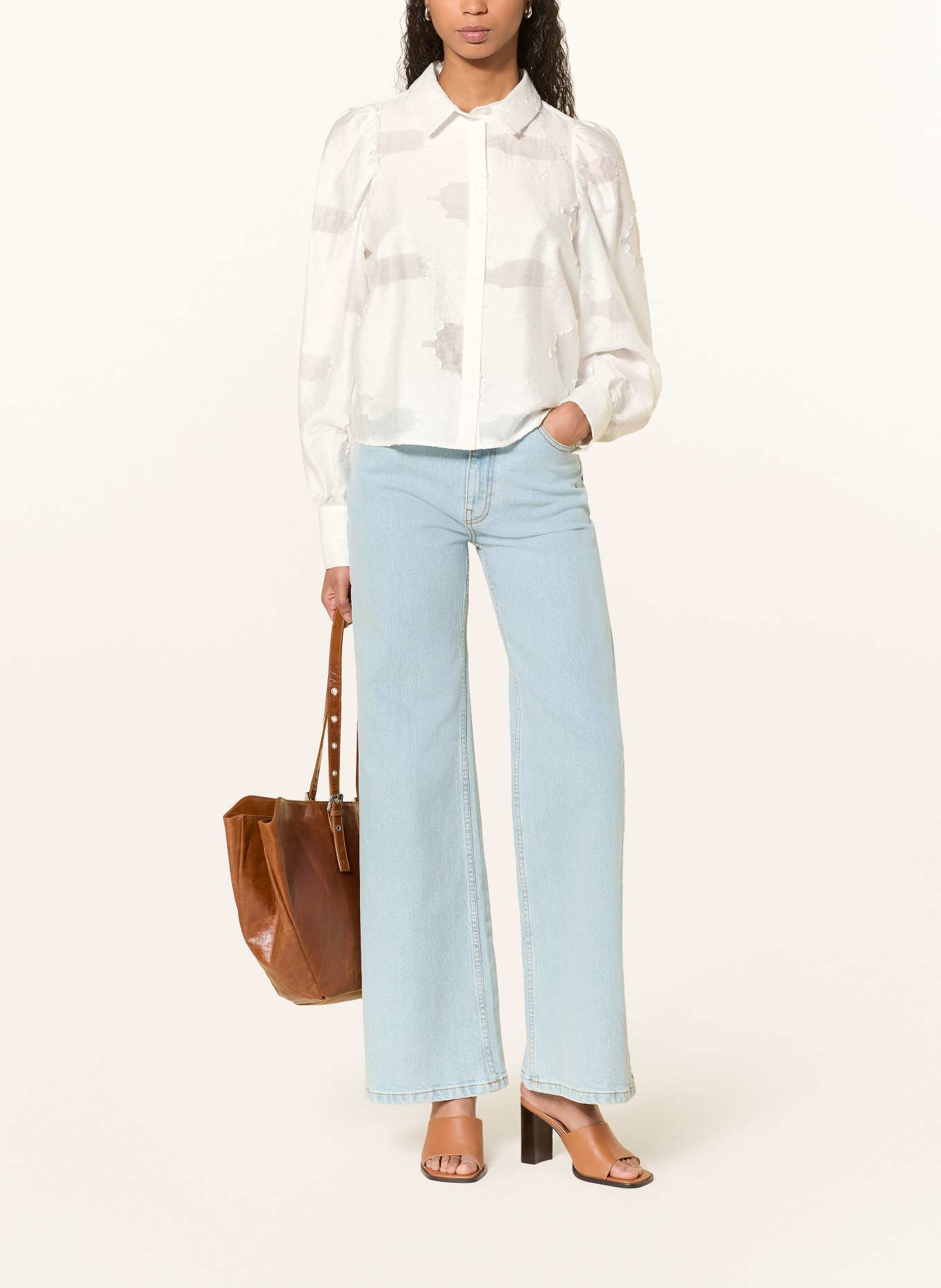 MSCH COPENHAGEN Bluzka koszulowa MSCHORKIDEA: BIAŁY