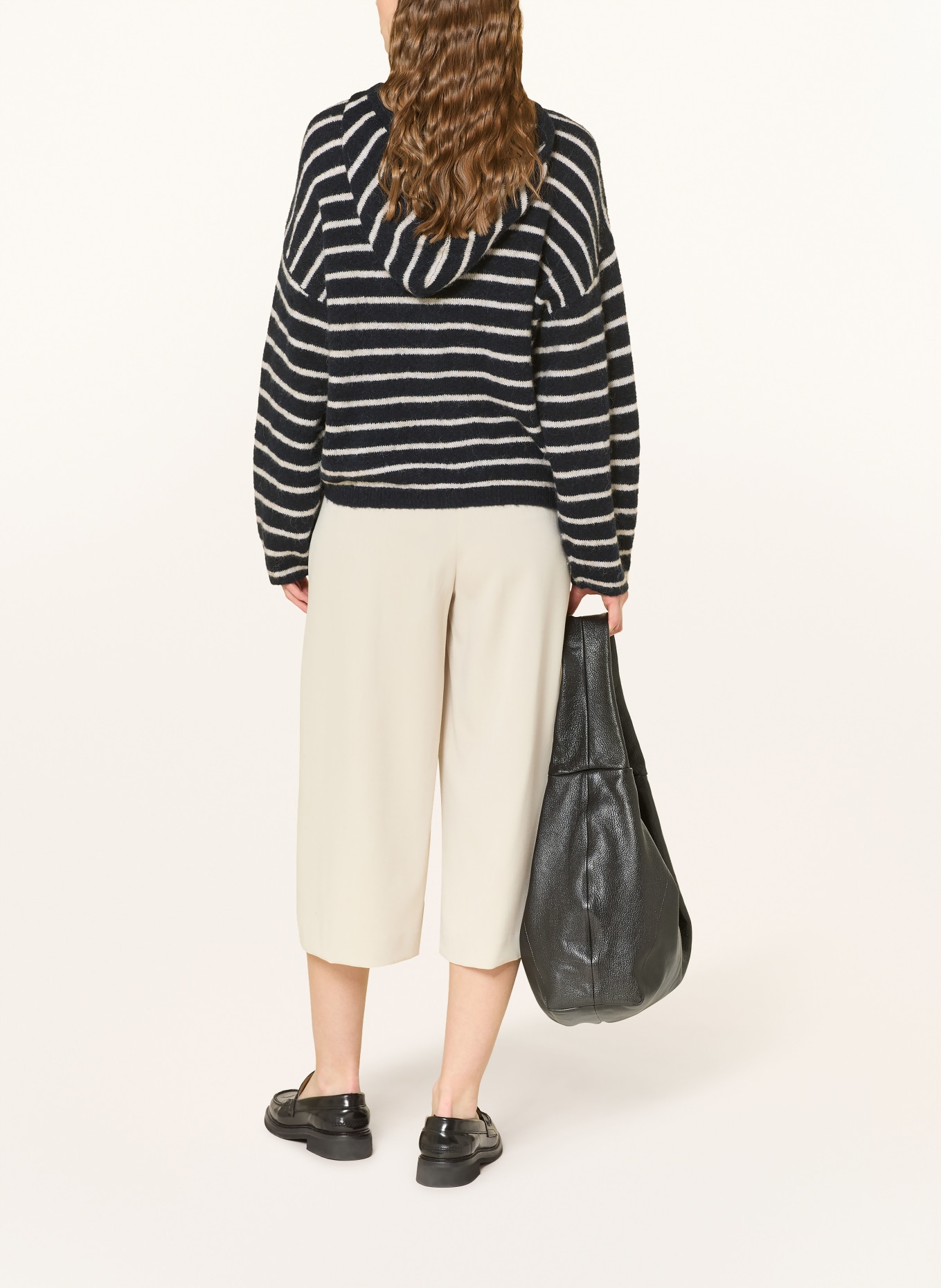 MSCH COPENHAGEN MSCHJINIE HOPE cardigan: DARK BLUE / CREAM