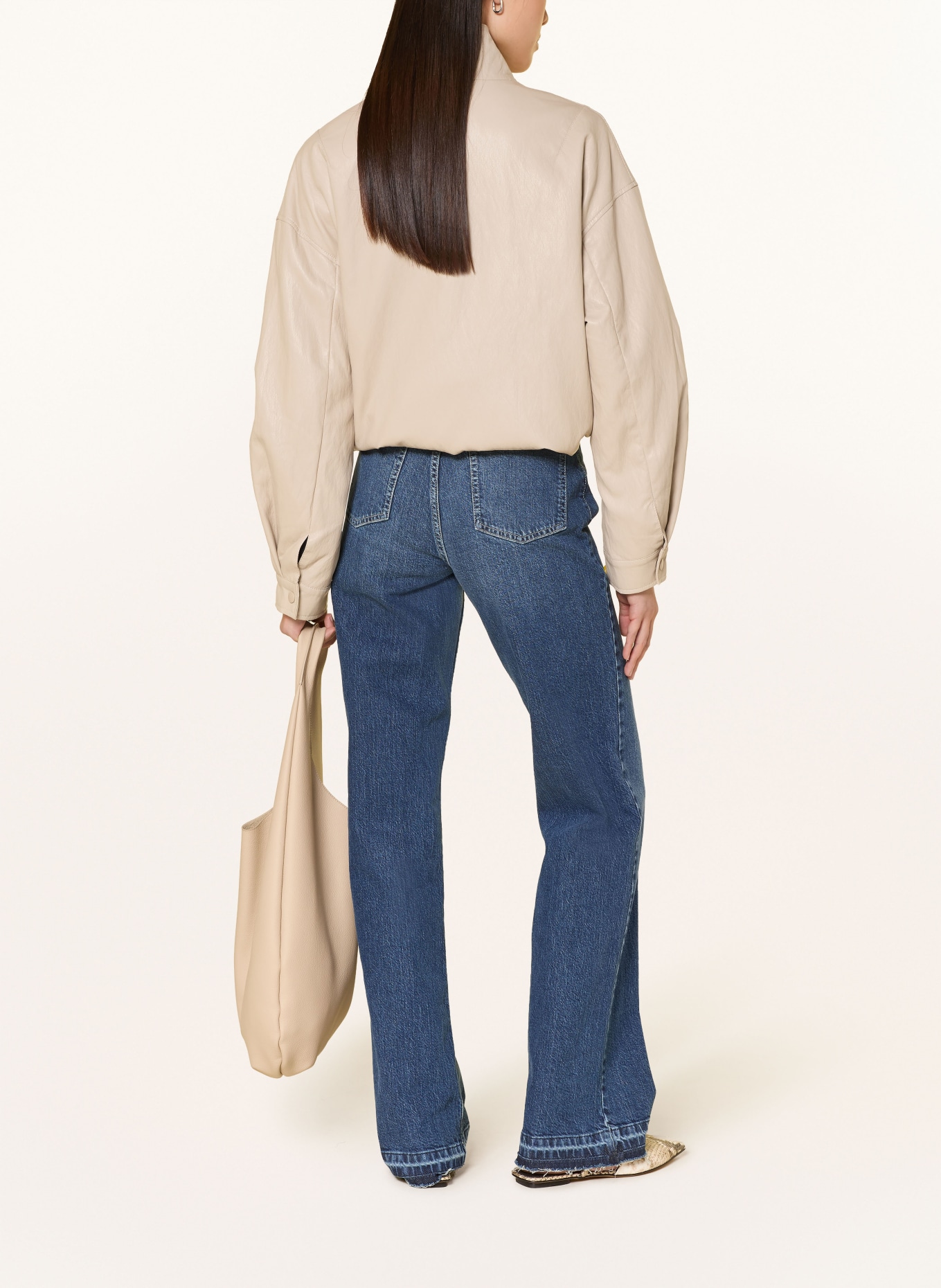 MSCH COPENHAGEN Rovné džíny MSCHELI ADA: MID BLUE WASH