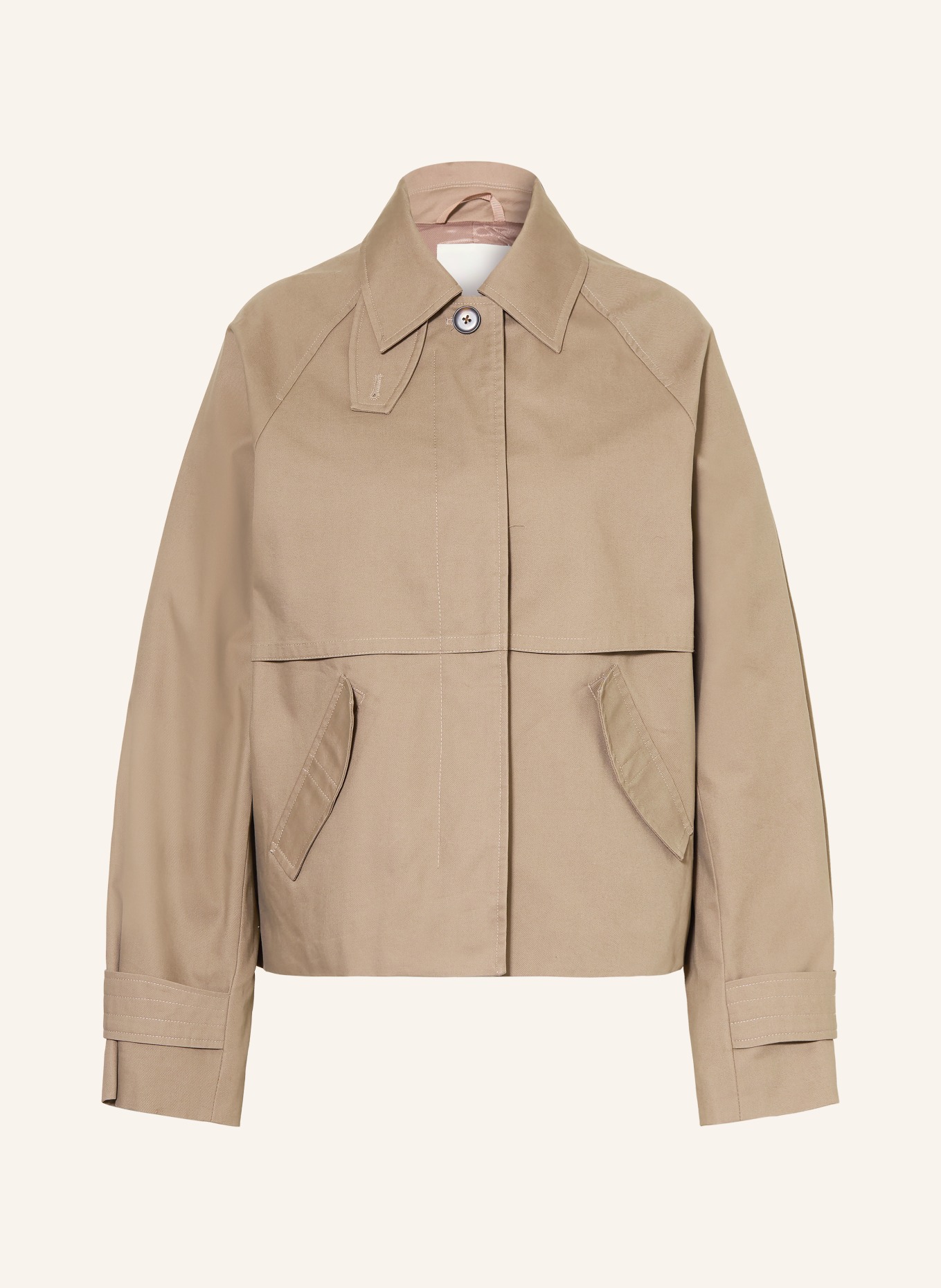 MSCH COPENHAGEN Boxy jacket MSCHSVADA: BEIGE