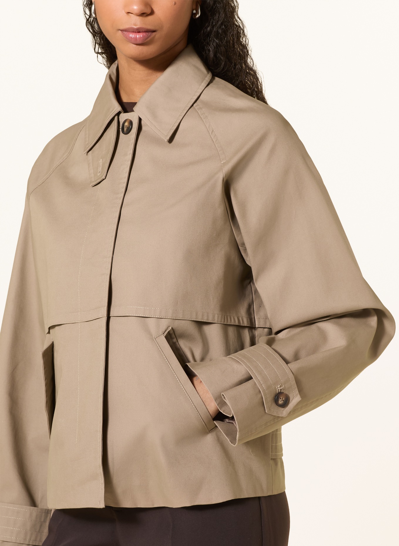 MSCH COPENHAGEN Boxy jacket MSCHSVADA: BEIGE