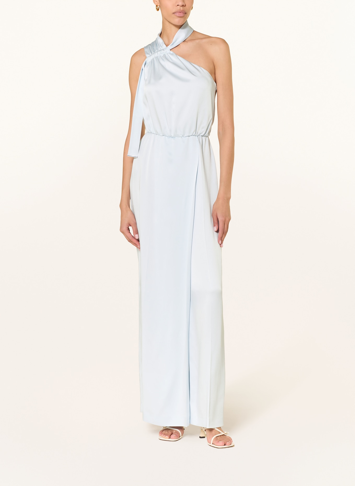 BOSS Satanový kombinéza DESCARLA: TMAVĚ MODRÁ