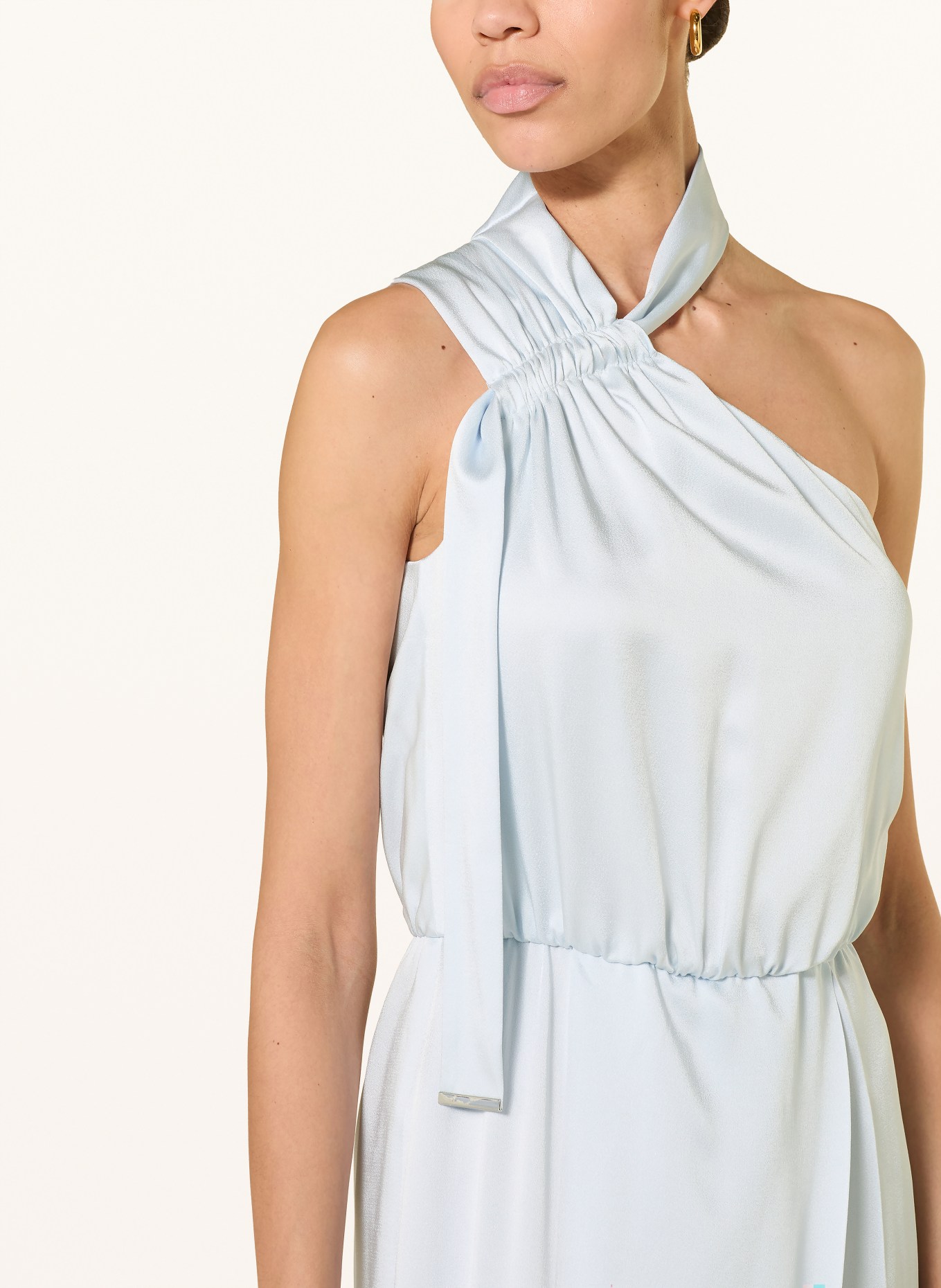 BOSS Satanový kombinéza DESCARLA: TMAVĚ MODRÁ