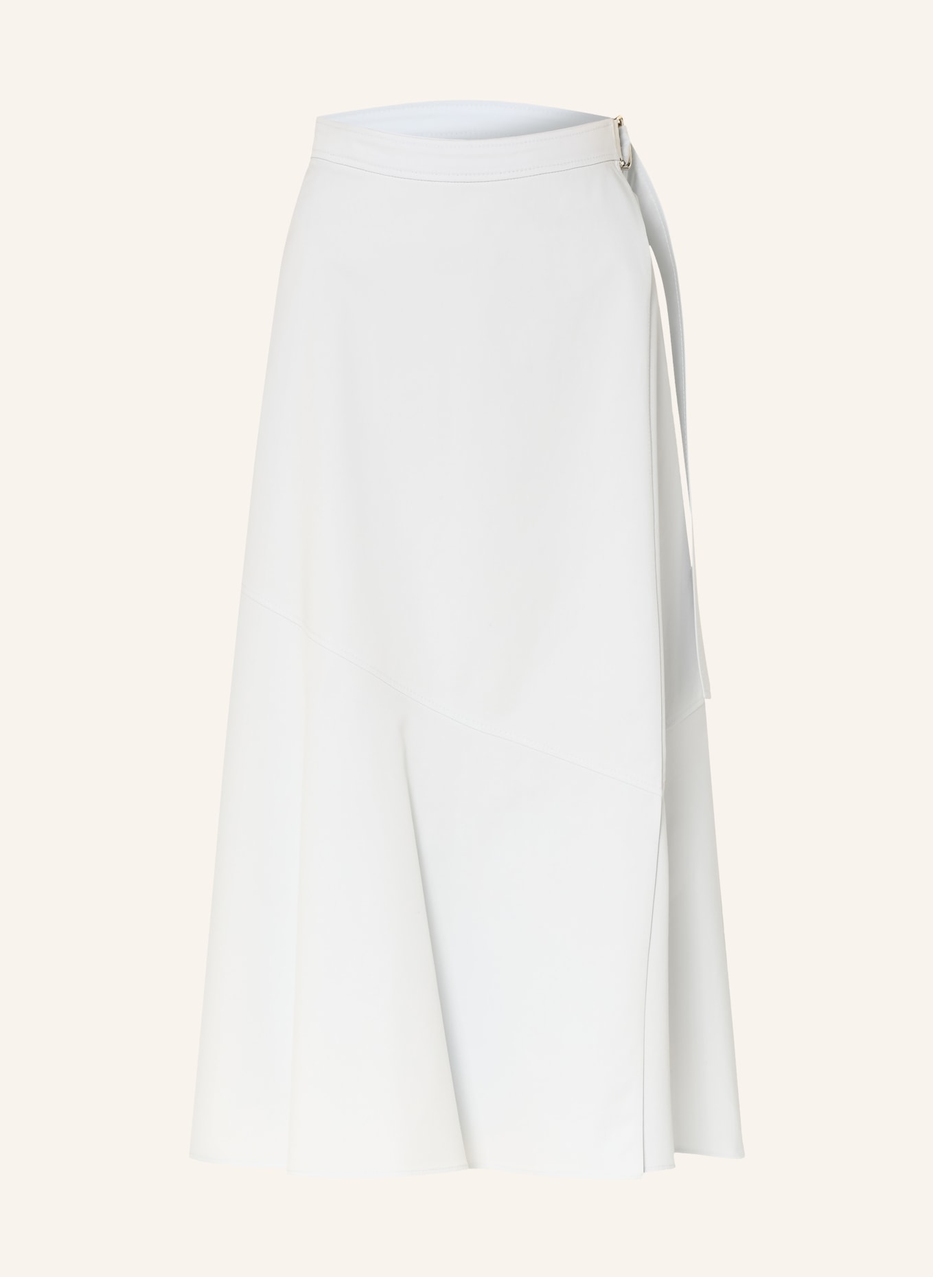 BOSS Sukně VULERAN s překříženým střihem: TMAVĚ MODRÁ