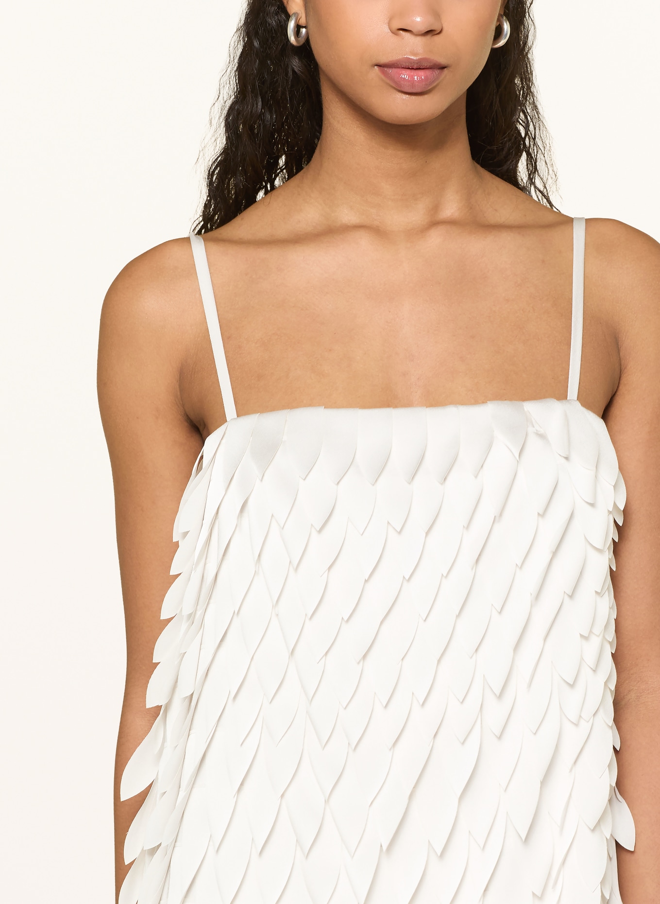 BOSS Cocktailjurk DELASE: CRÈME