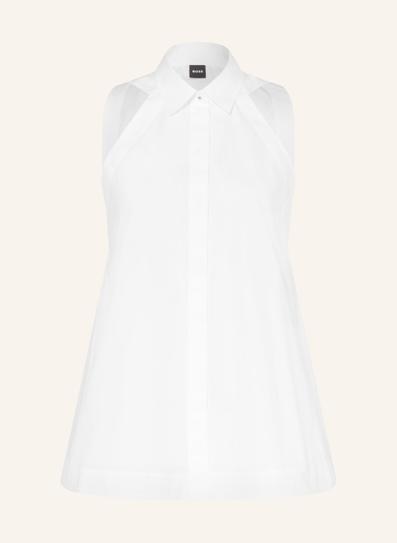BOSS Blůza BECOLA: BÍLÁ