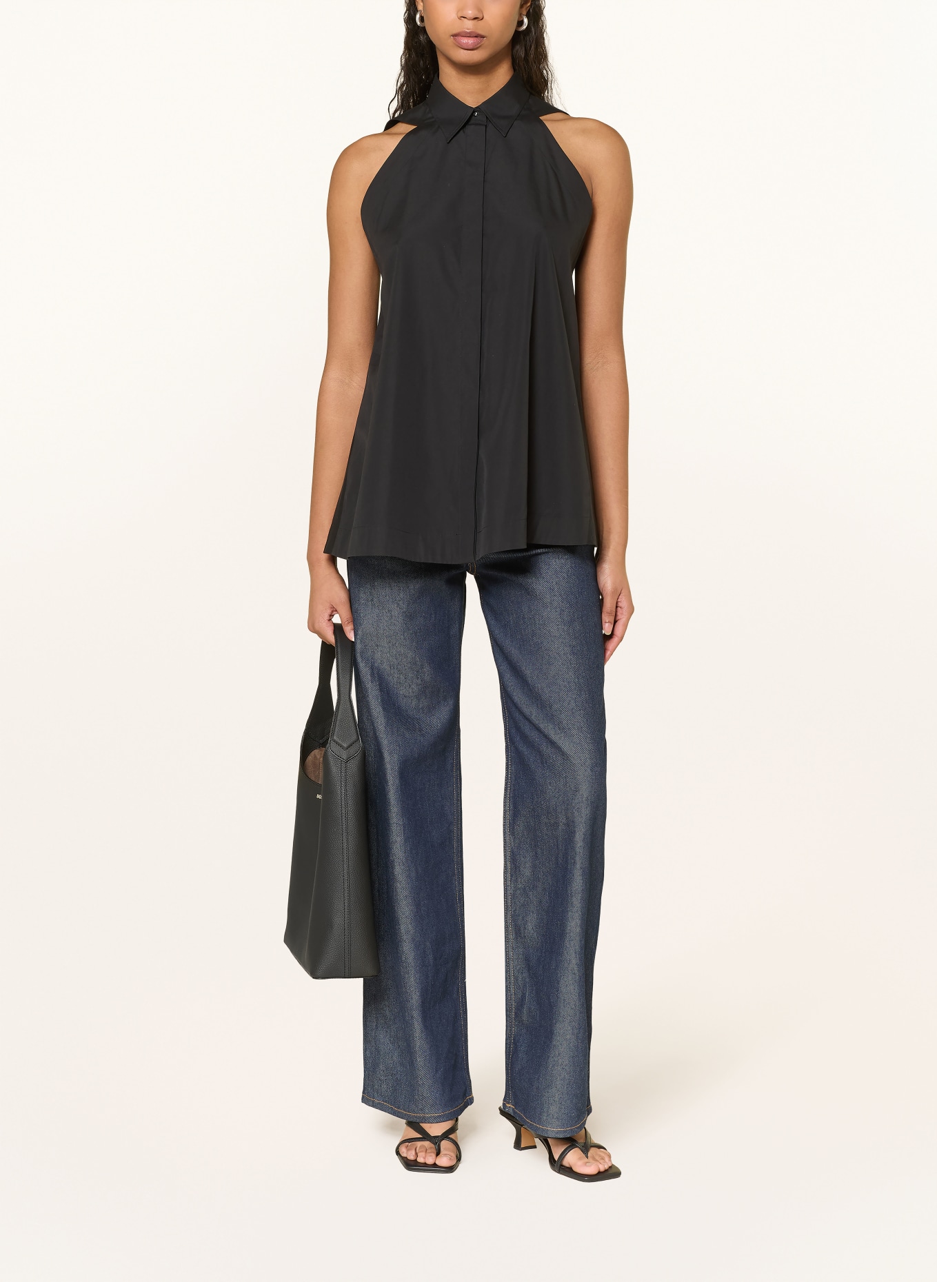 BOSS BECOLA blouse top: BLACK