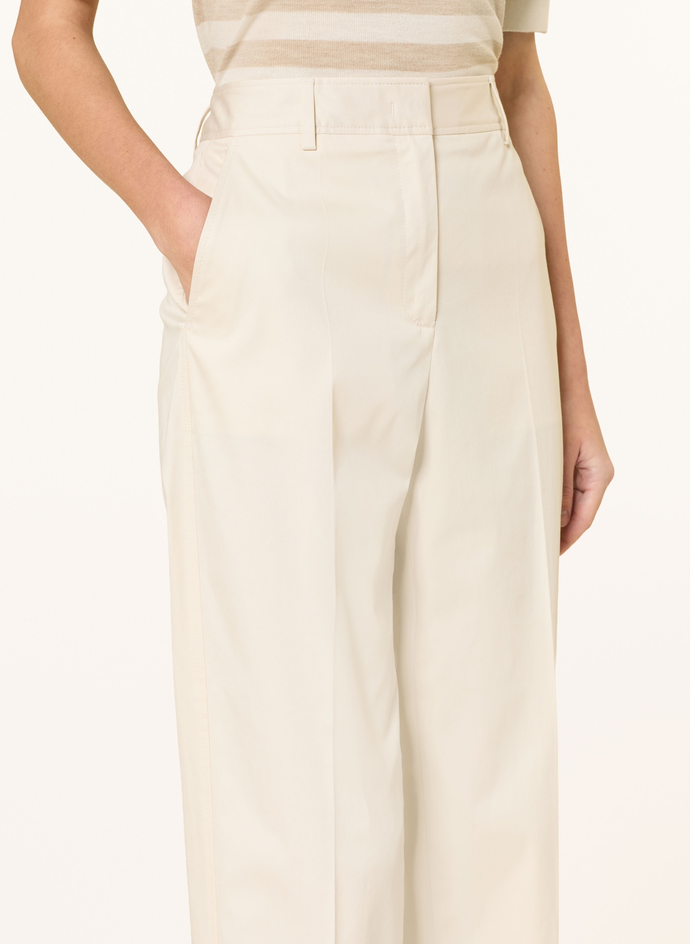 BOSS 7/8 pants TECARINO: CREAM