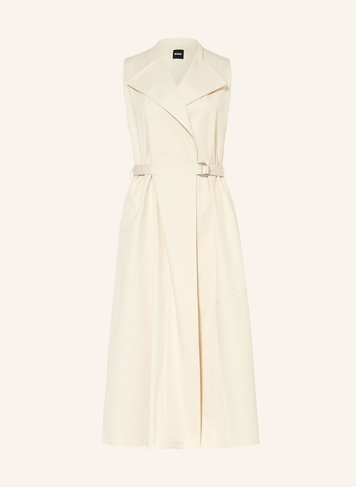 BOSS Wickelkleid DIMOSA: ECRU