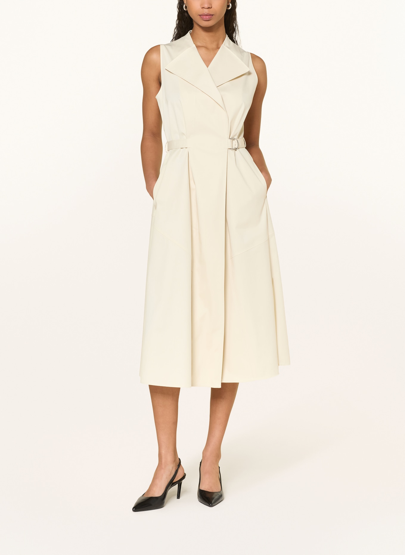 BOSS Wickelkleid DIMOSA: ECRU