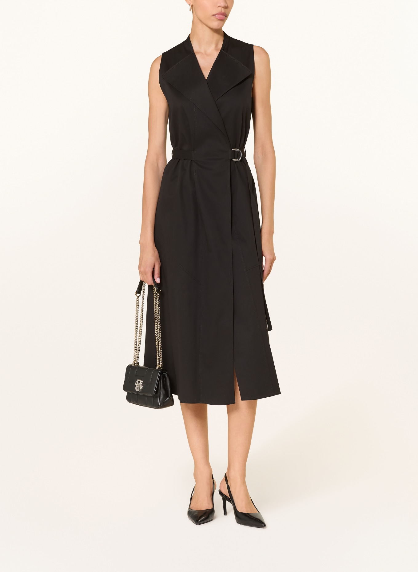 BOSS Zavinovací šaty DIMOSA: ČERNÁ