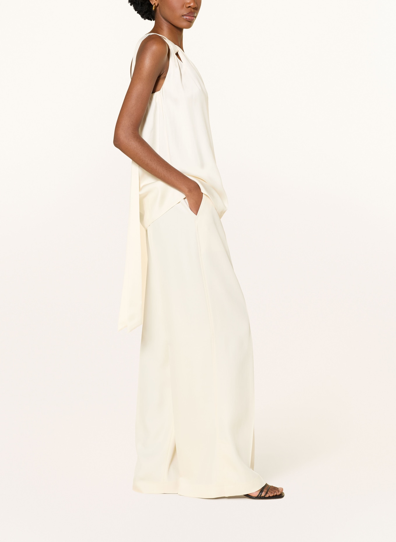 BOSS Marlenehose TAJILA: CREME