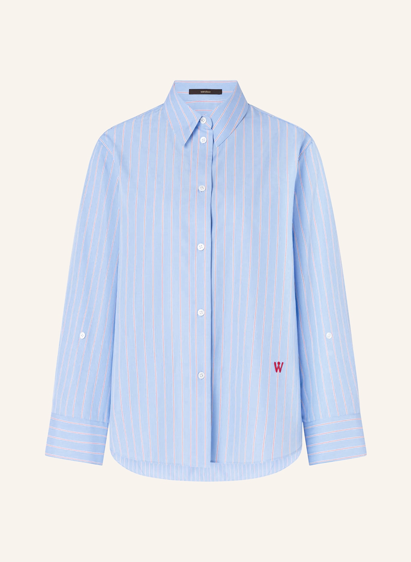 windsor. koszula: JASNONIEBIESKI / CZERWONY / BIAŁY