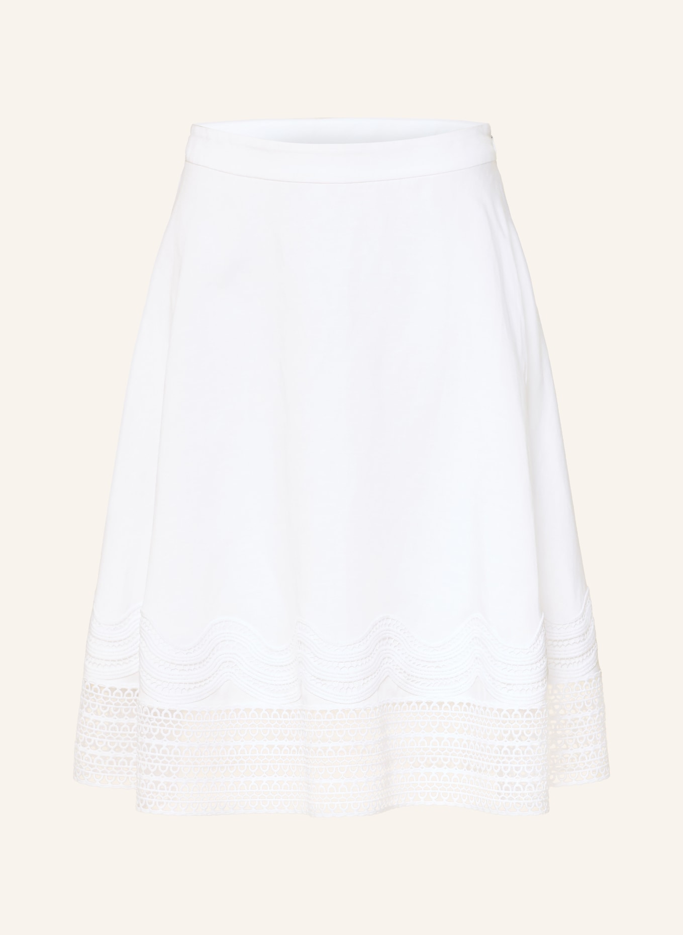 BOSS Rock VADORA mit Spitze: WEISS