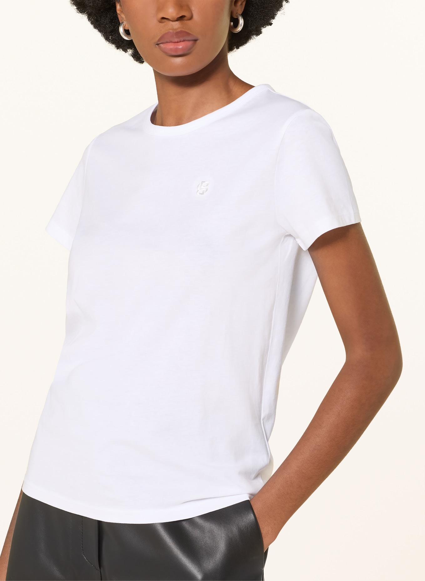 BOSS T-shirt EVENTSA: BLANC