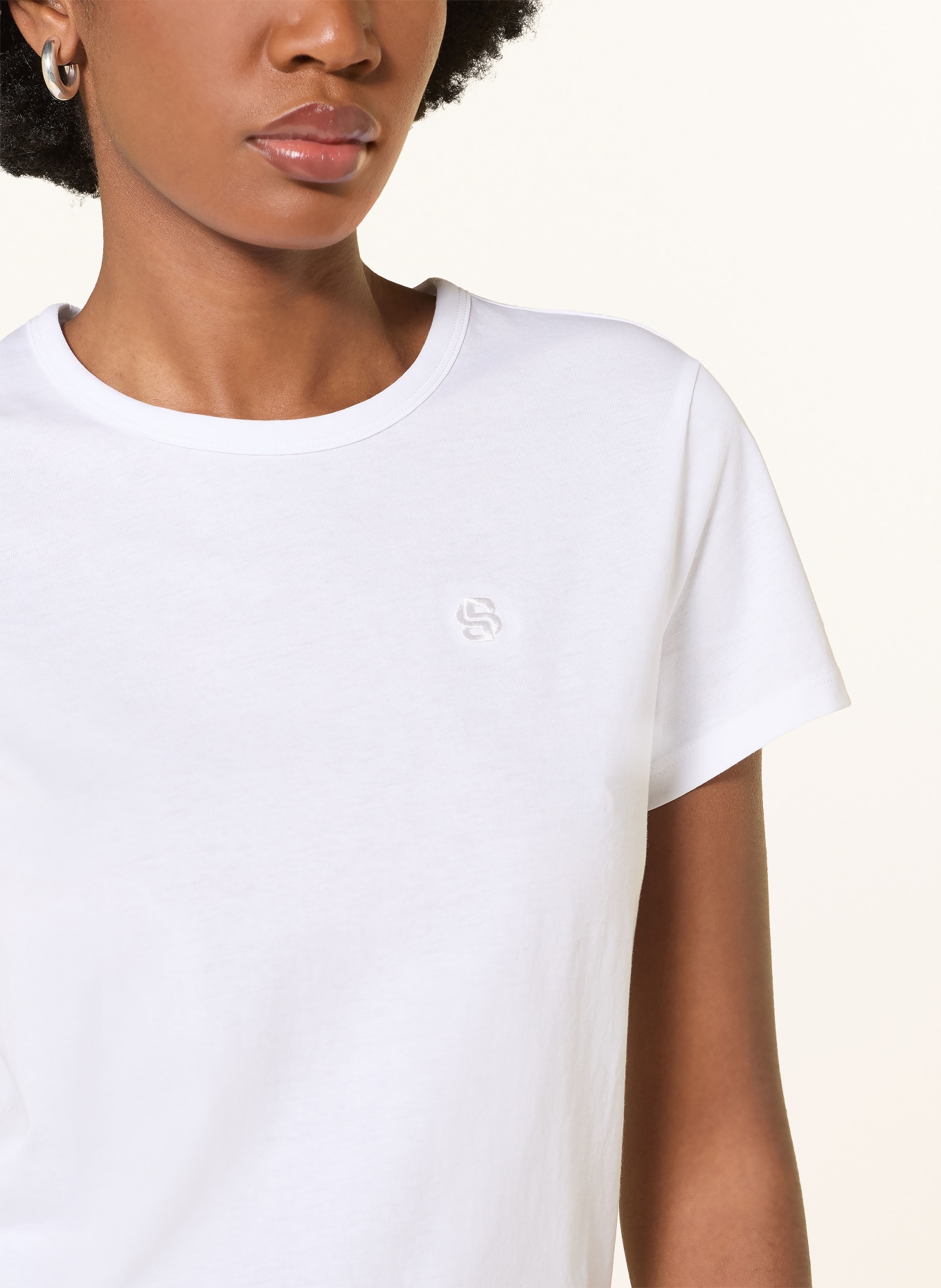 BOSS T-shirt EVENTSA: BLANC