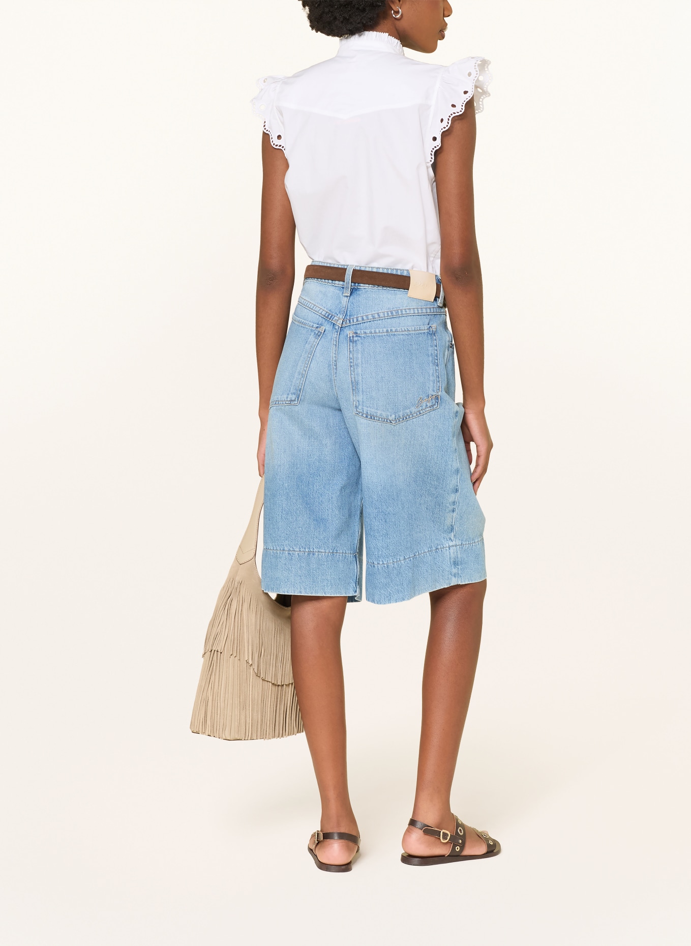 BOSS Jeans-Bermudas SLOUCHY: 430 BRIGHT BLUE