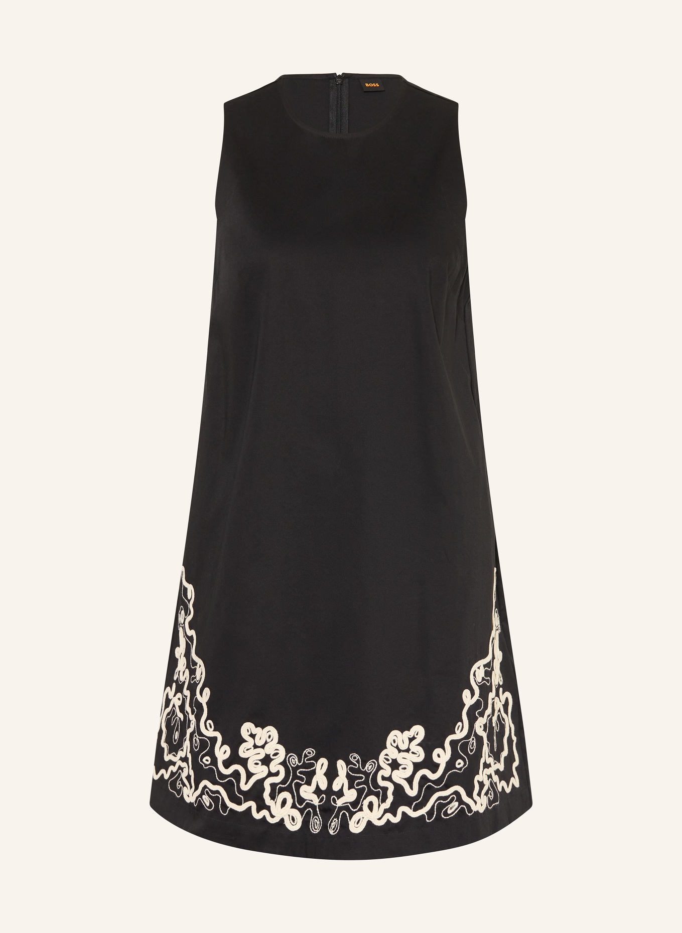 BOSS Robe DEMBROLAI: NOIR / BEIGE