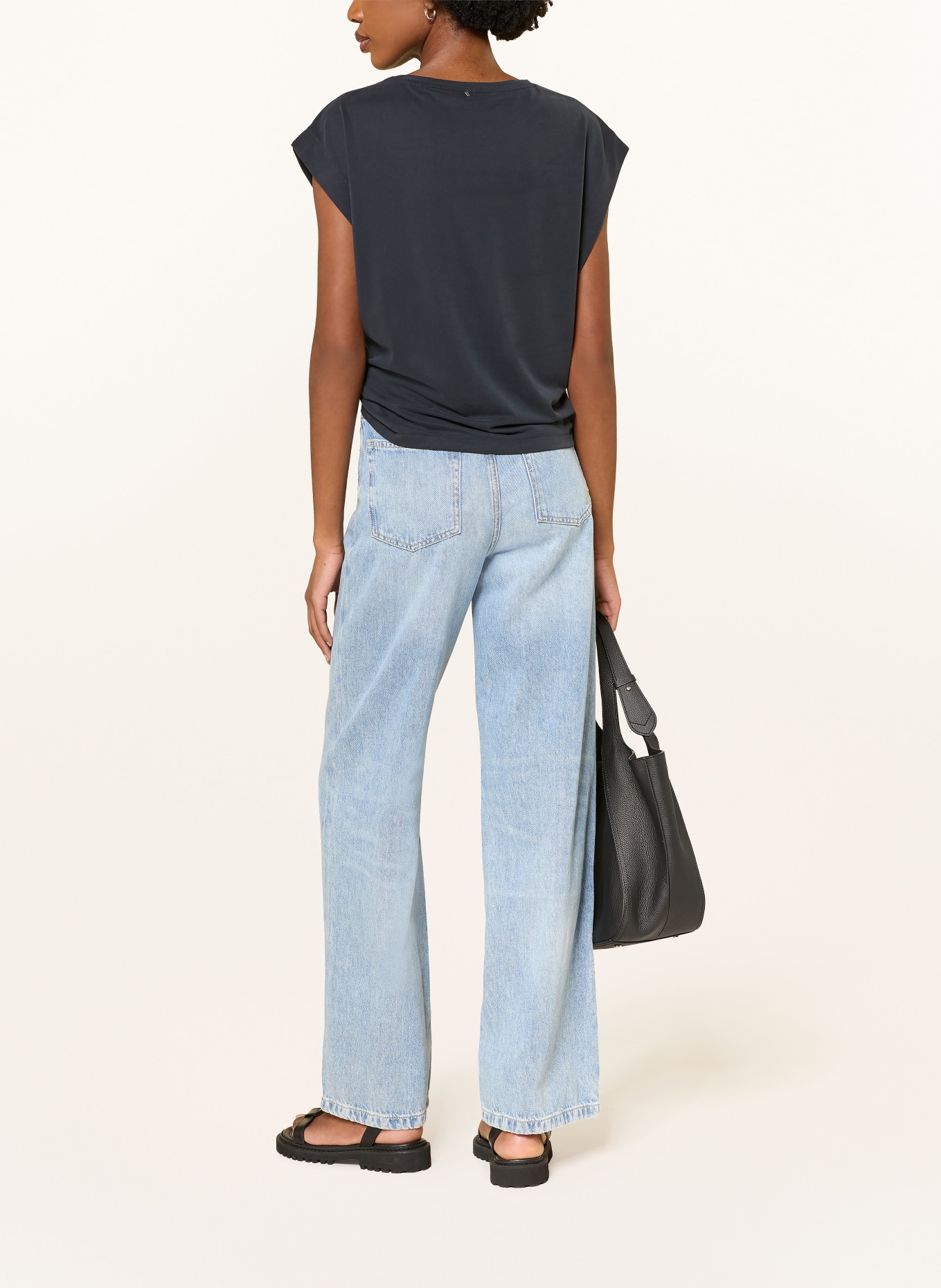 BOSS Top EBONY: SCHWARZ