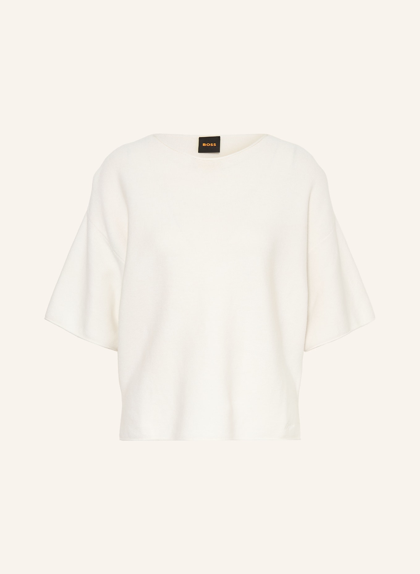 BOSS FOUETTA knit shirt: CREAM