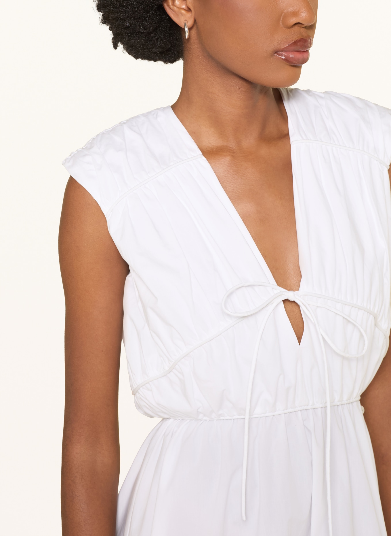 BOSS Šaty DERICH: BÍLÁ