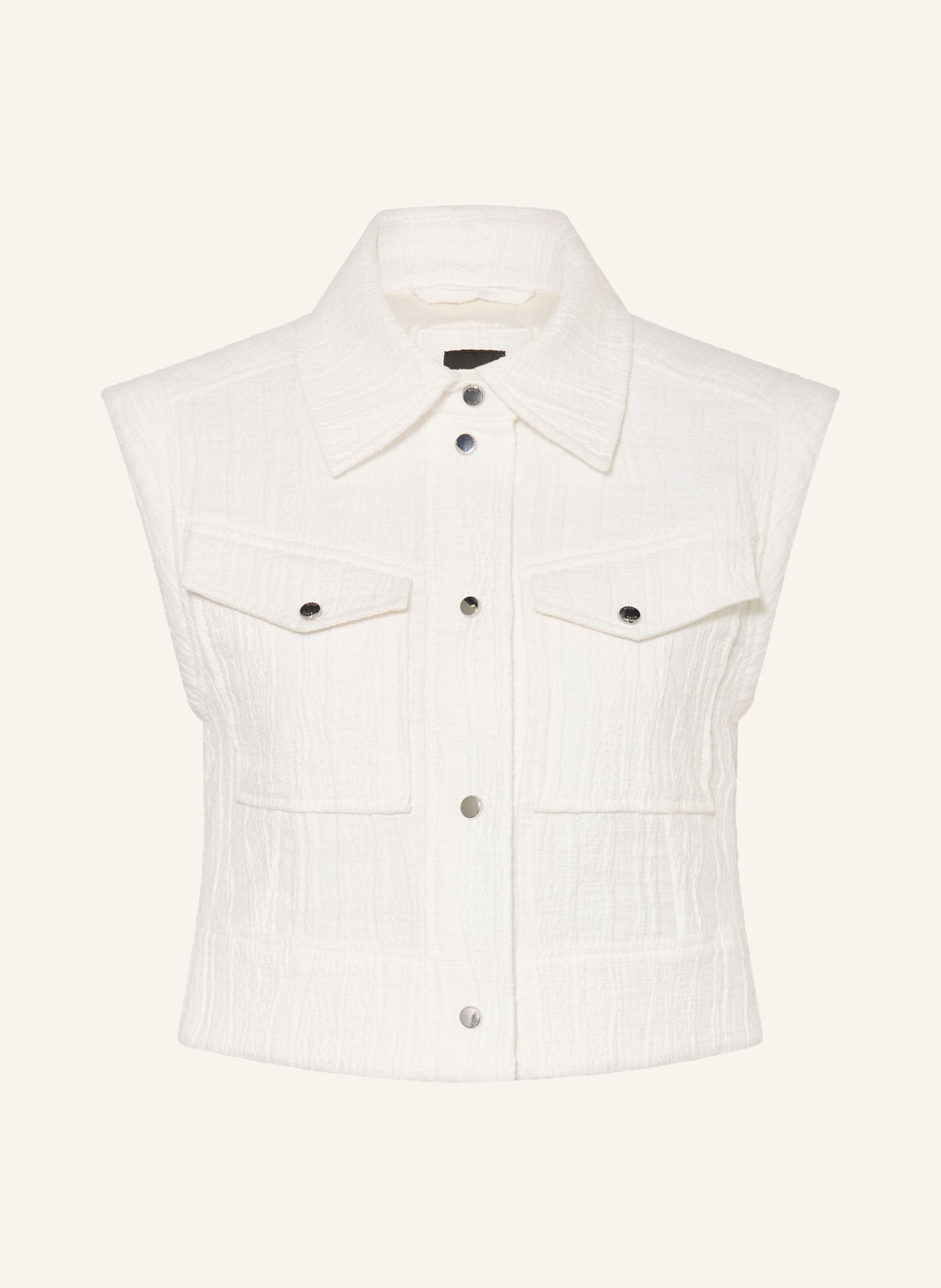 BOSS Blazerweste JORTELA: WEISS