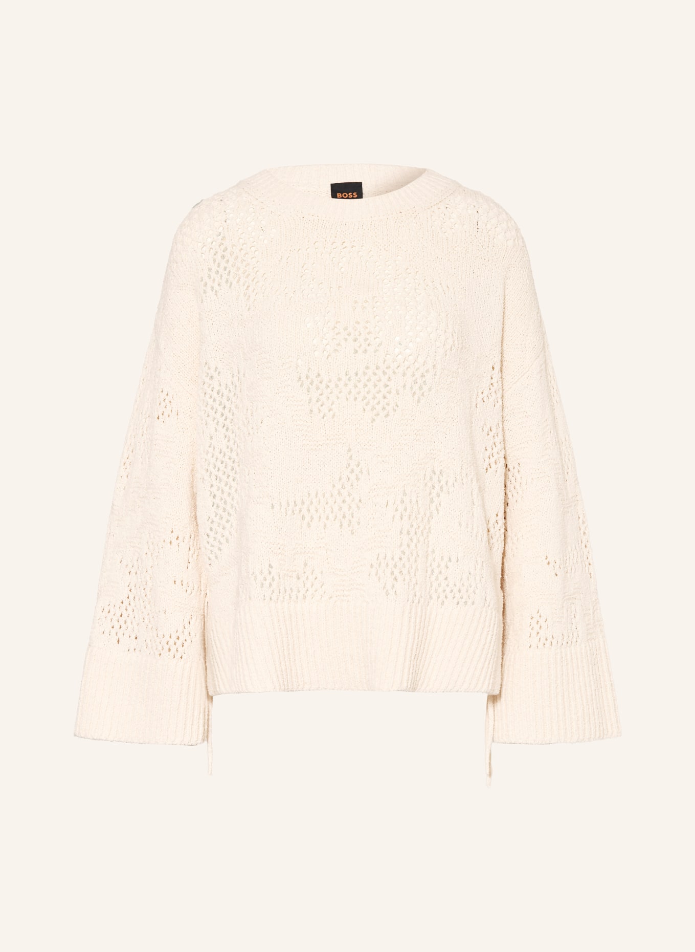 BOSS Svetr FOIRA: KRÉMOVÁ