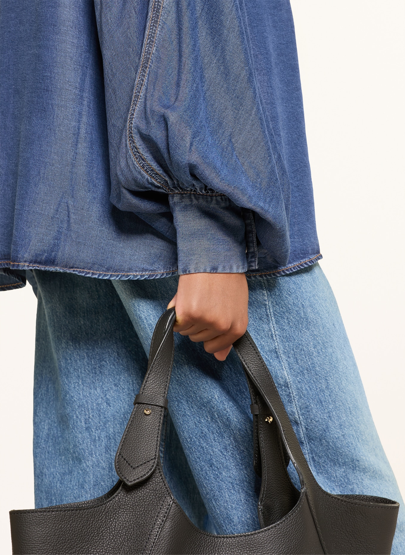 BOSS BETTA denim blouse: BLUE