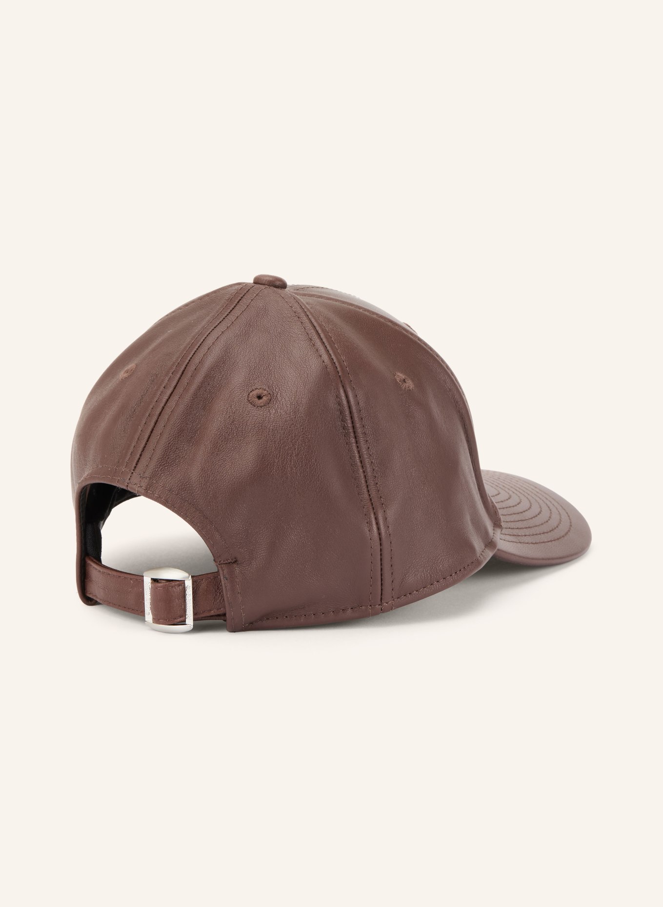 NEW ERA Kšiltovka IMG LEATHER 9FORTY®: TMAVĚ HNĚDÁ / BÍLÁ