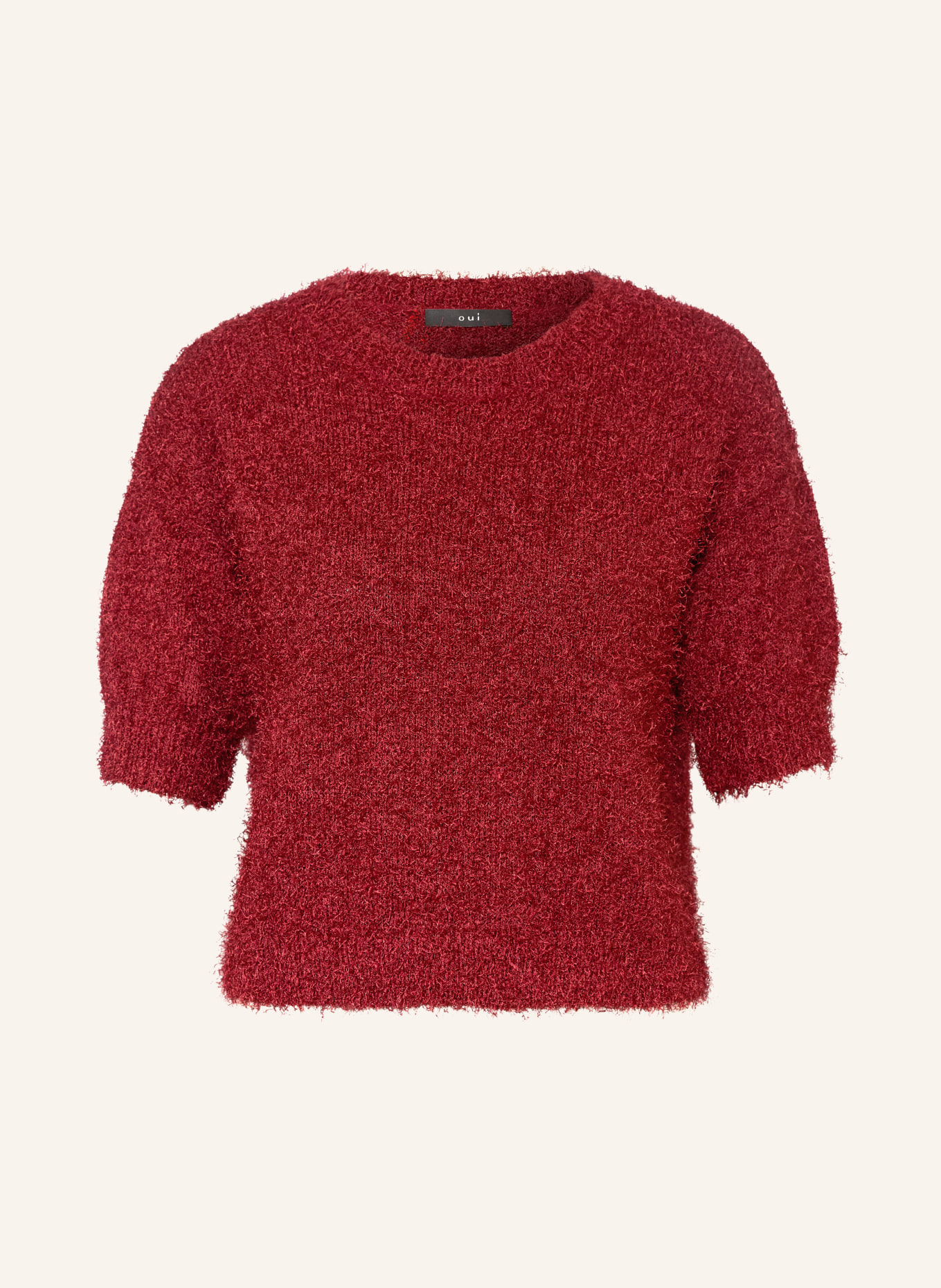 oui pletené tričko: TMAVĚ ČERVENÁ