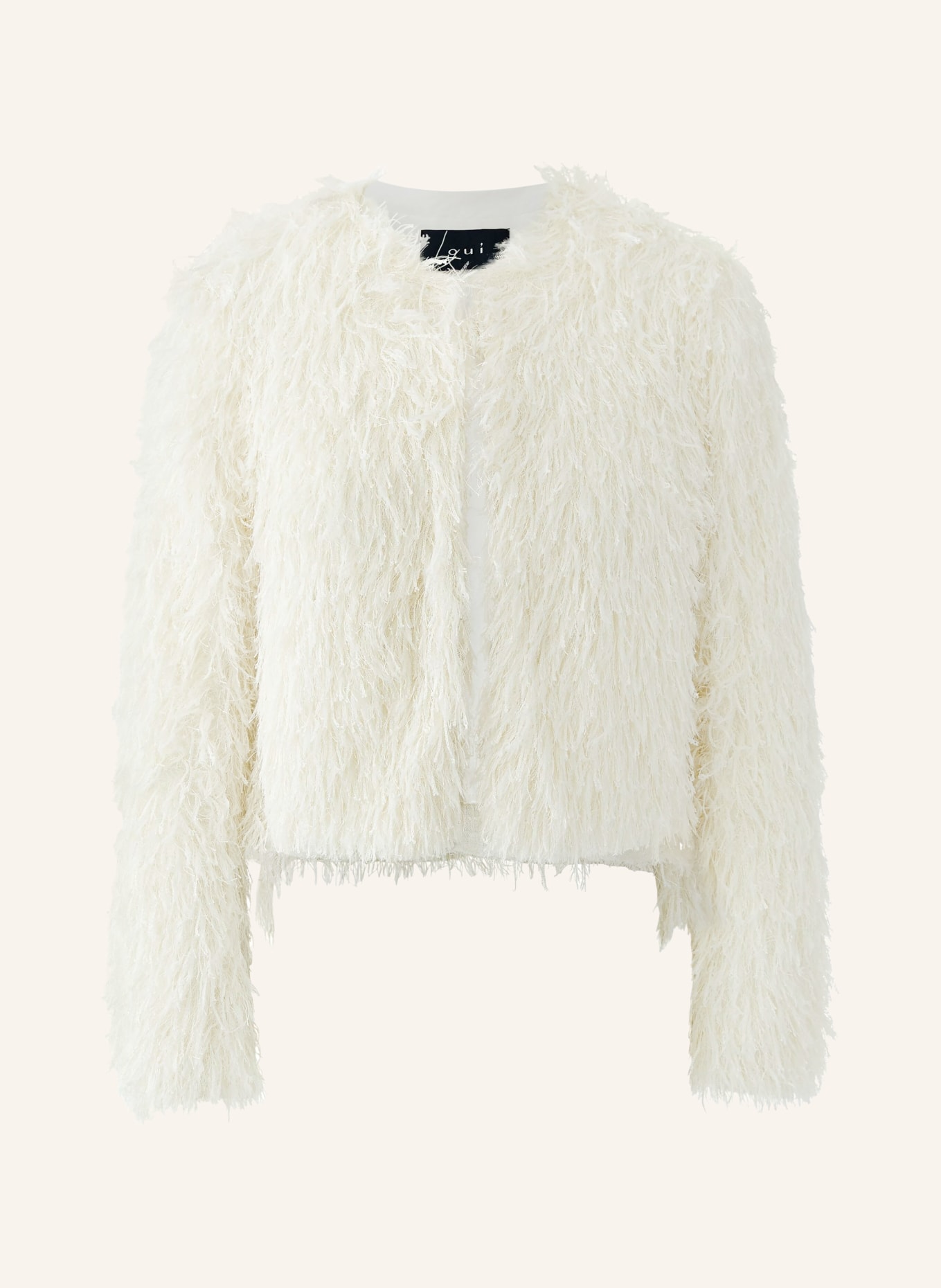 oui boxy jacket: ECRU