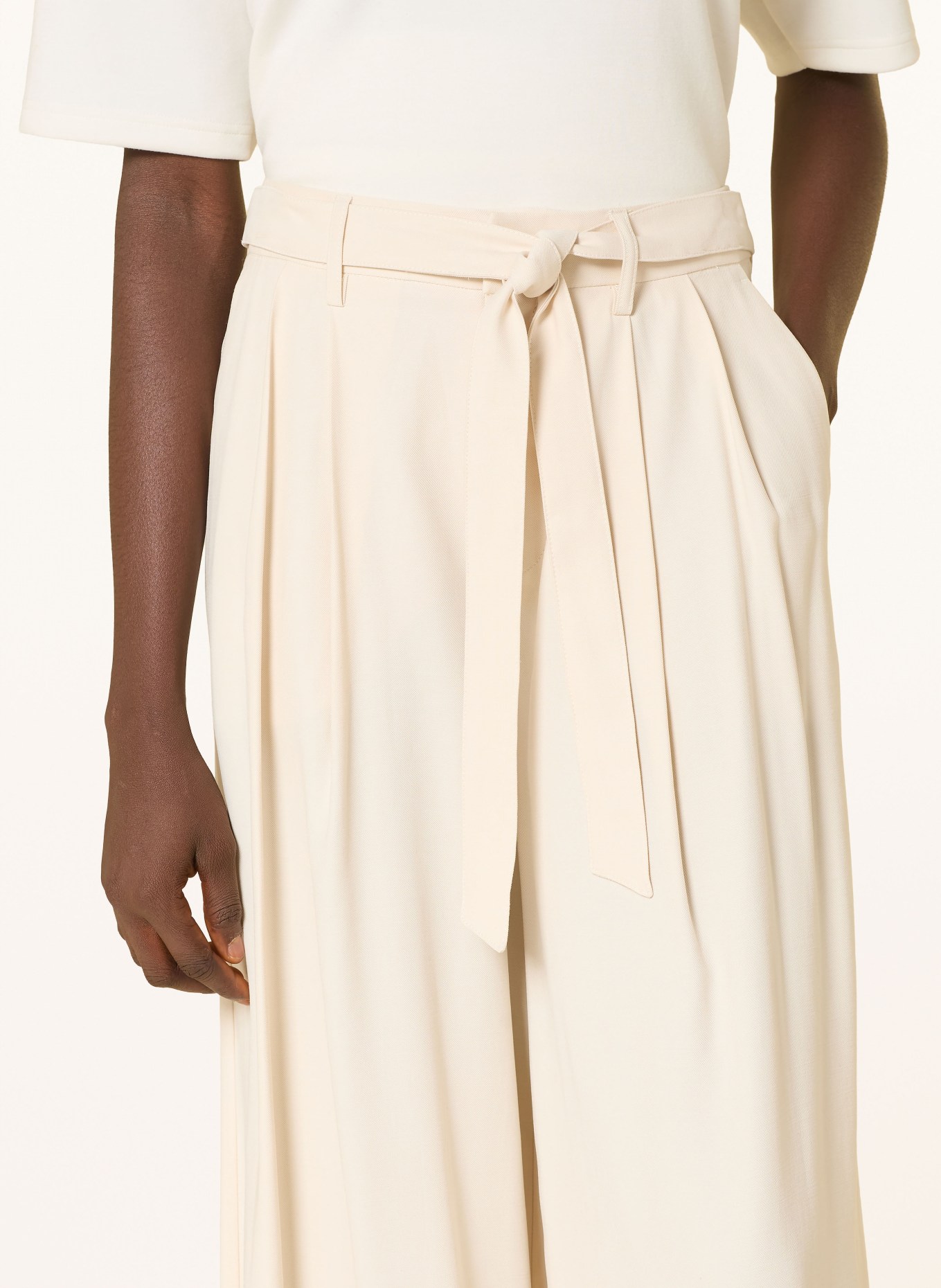 oui kalhoty Marlene: KRÉMOVÁ