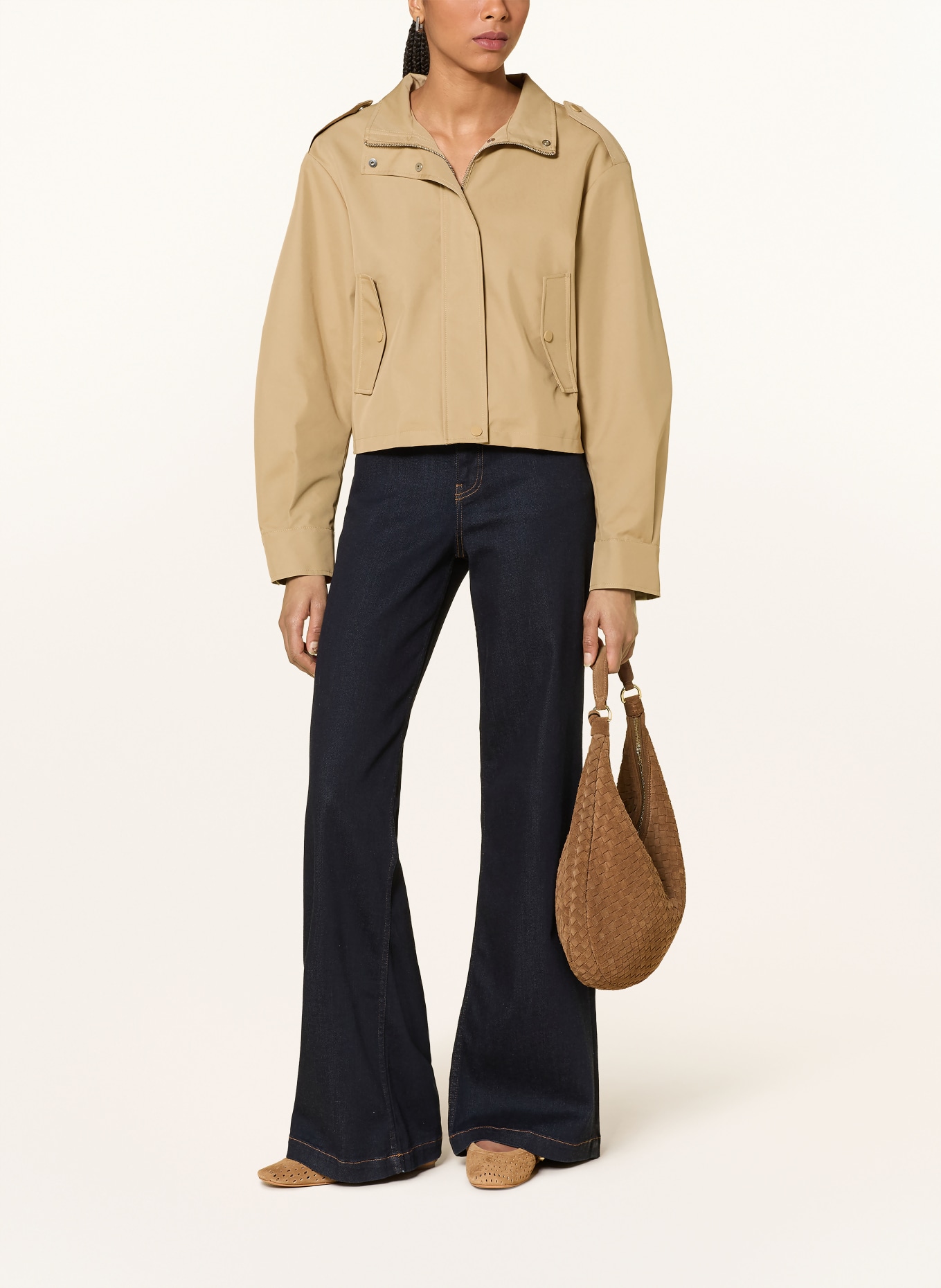 oui trenchcoat: BÉŽOVÁ