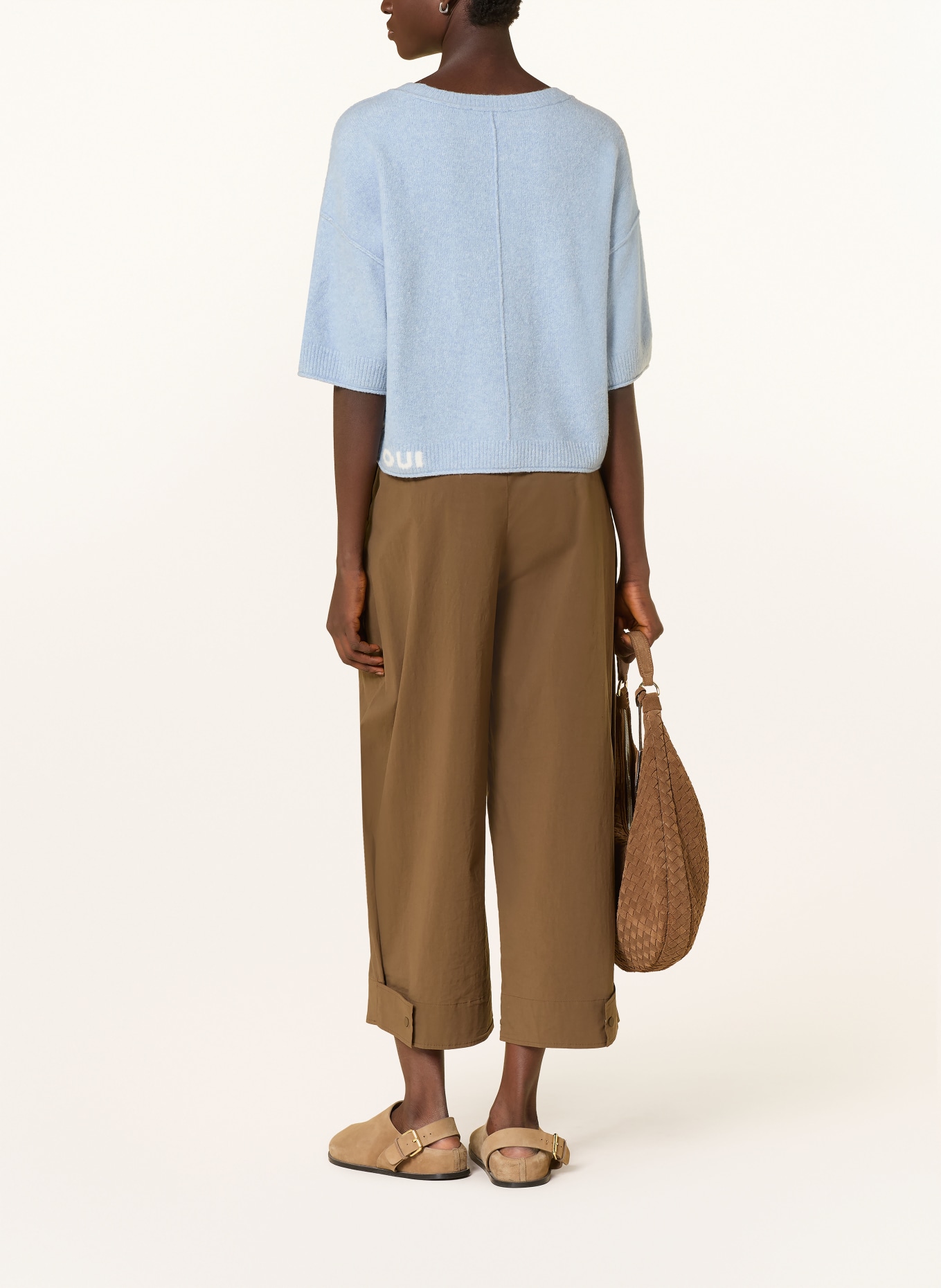 oui koszulka z dzianiny: JASNONIEBIESKI