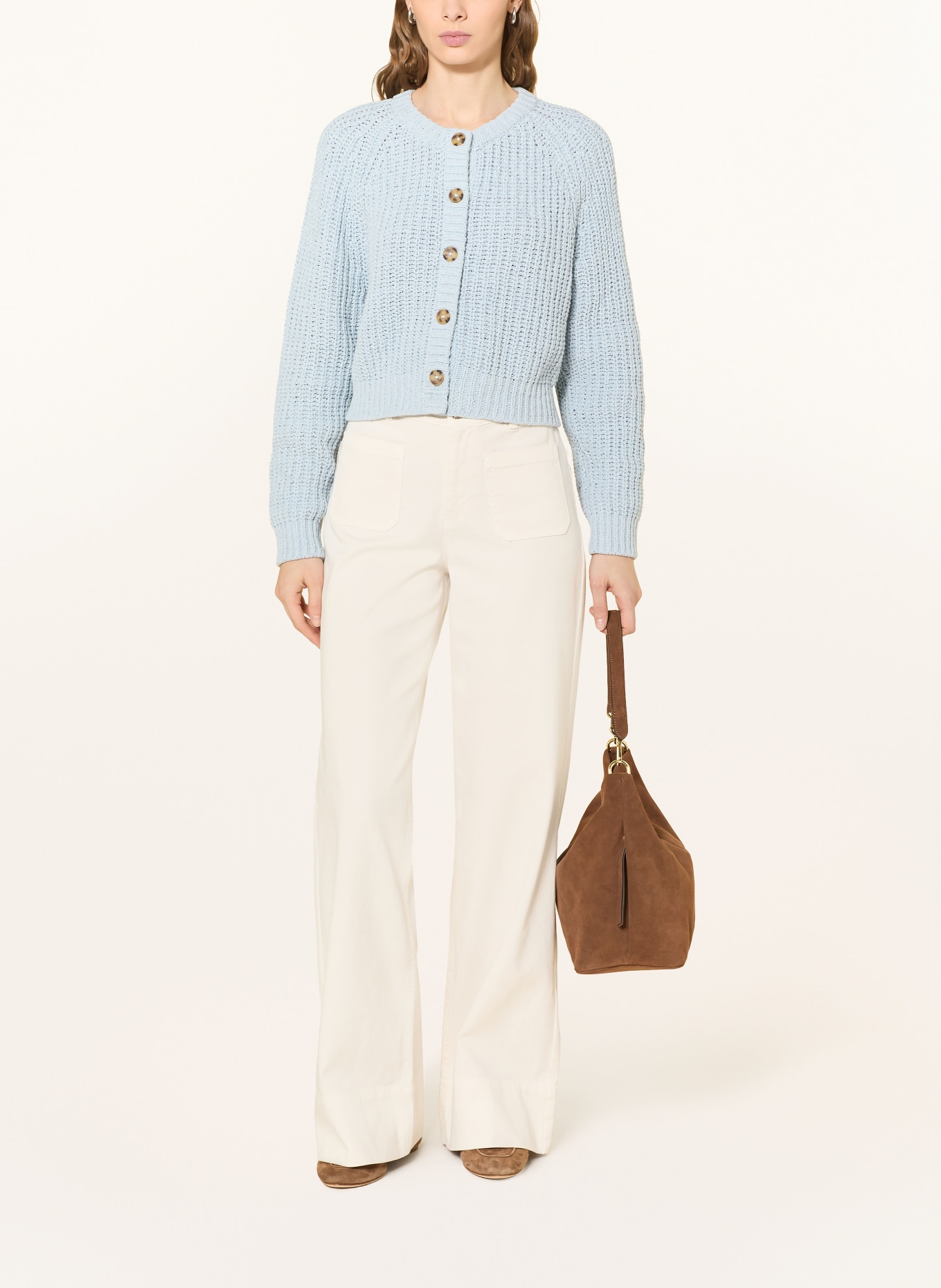 oui Strickjacke: HELLBLAU